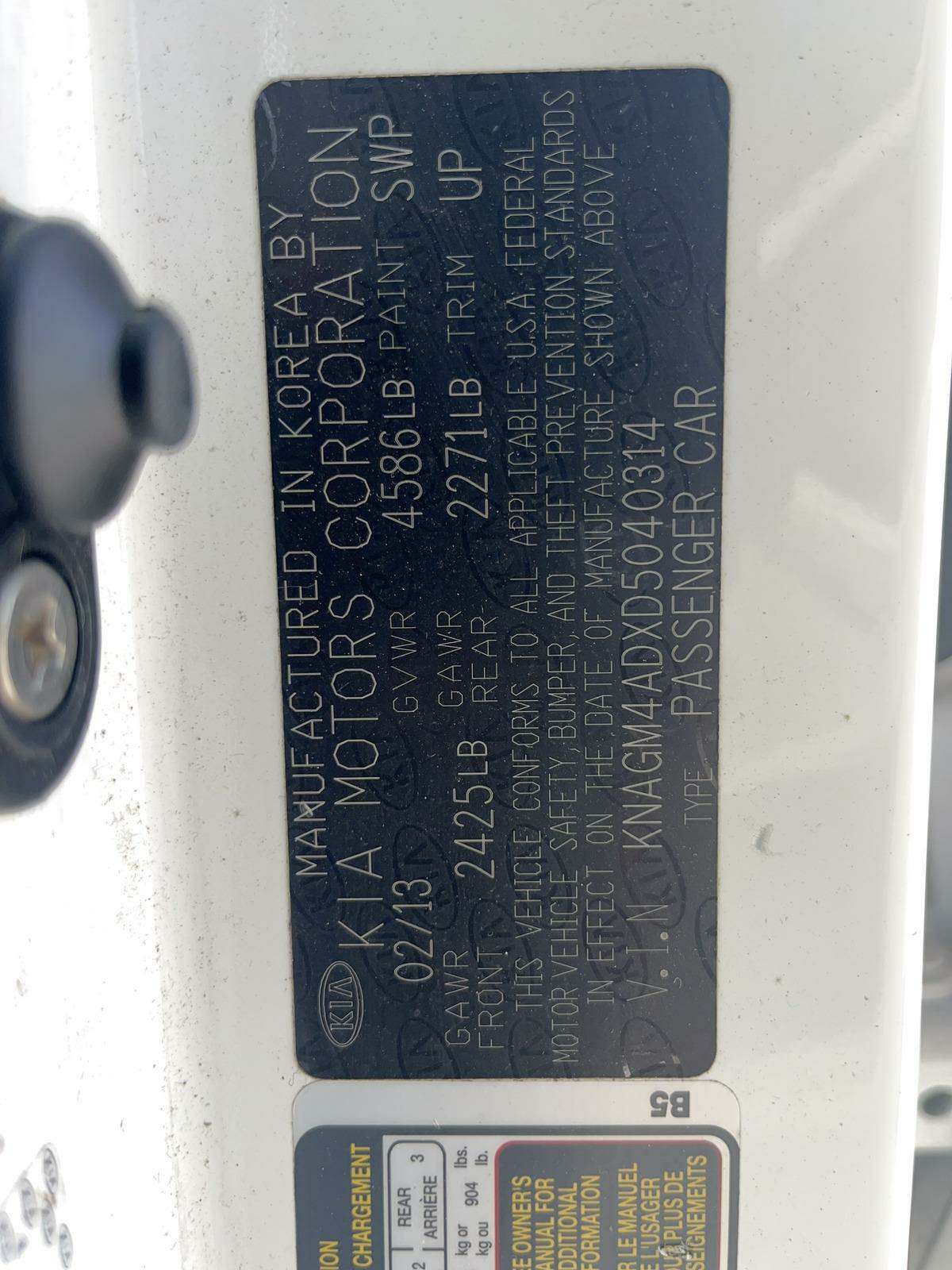 2013 Kia Optima Hybrid EX FWD