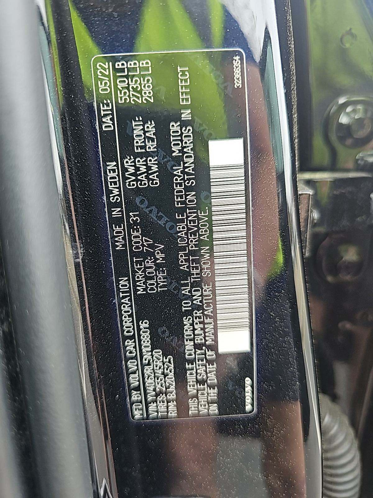 2022 Volvo XC60 B6 Inscription AWD