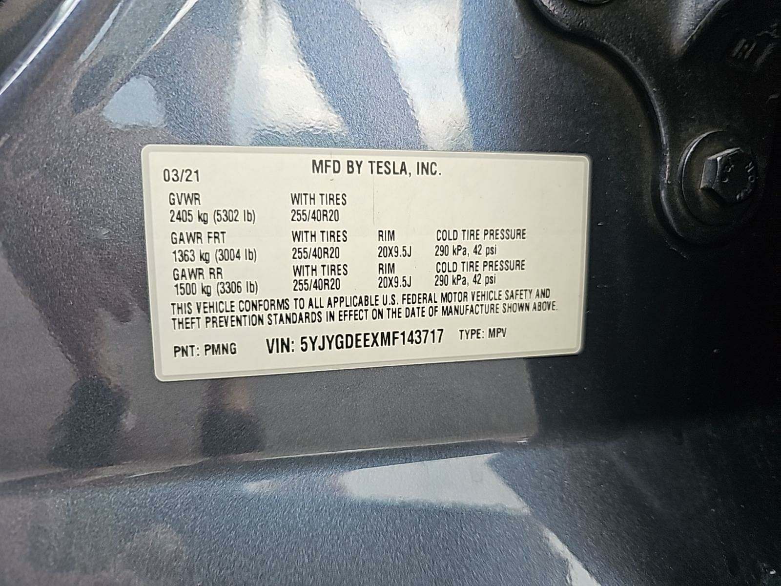 2021 Tesla Model Y Long Range AWD