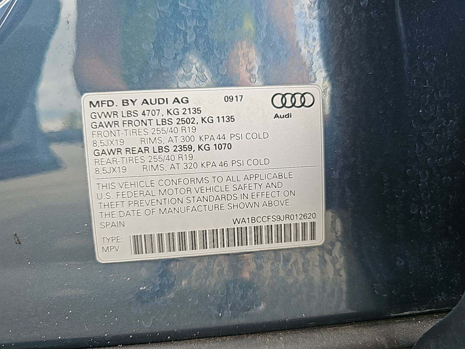 2018 Audi Q3 2.0T Premium FWD