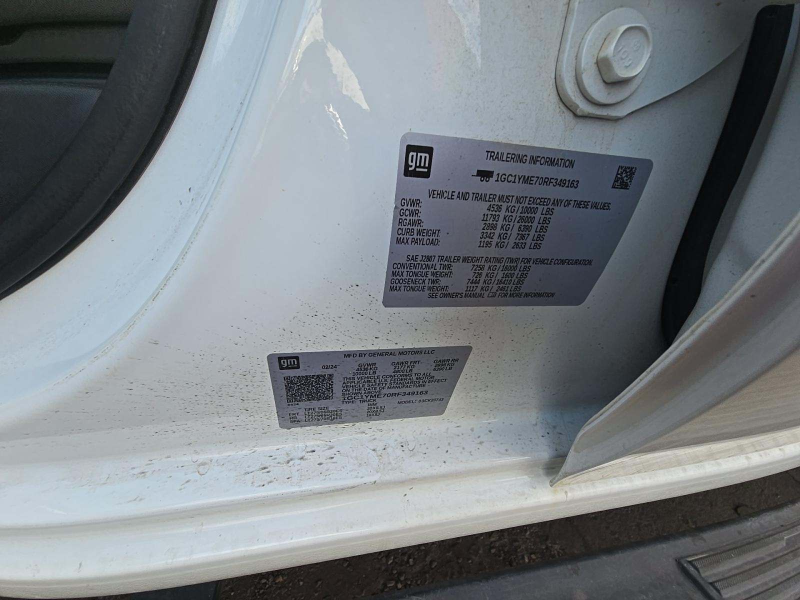 2024 Chevrolet Silverado 2500HD Custom AWD