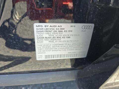 2018 Audi SQ5 Premium Plus AWD