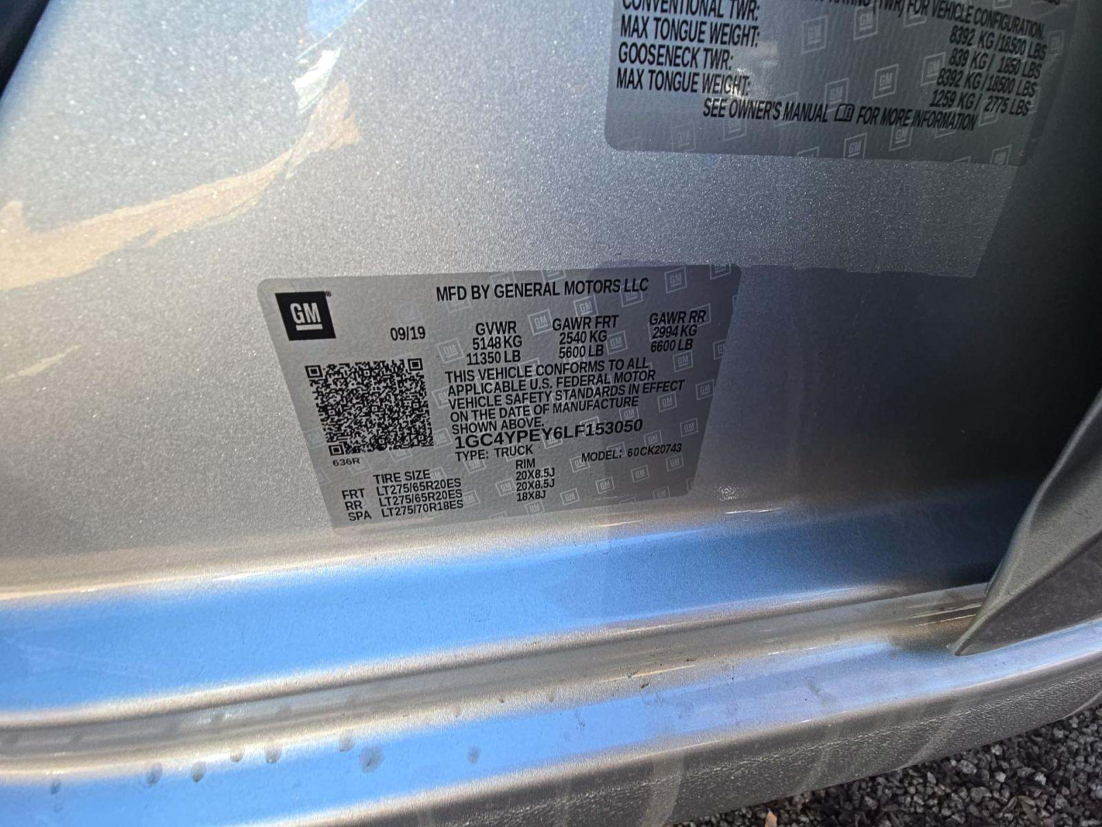 2020 Chevrolet Silverado 2500HD LTZ AWD