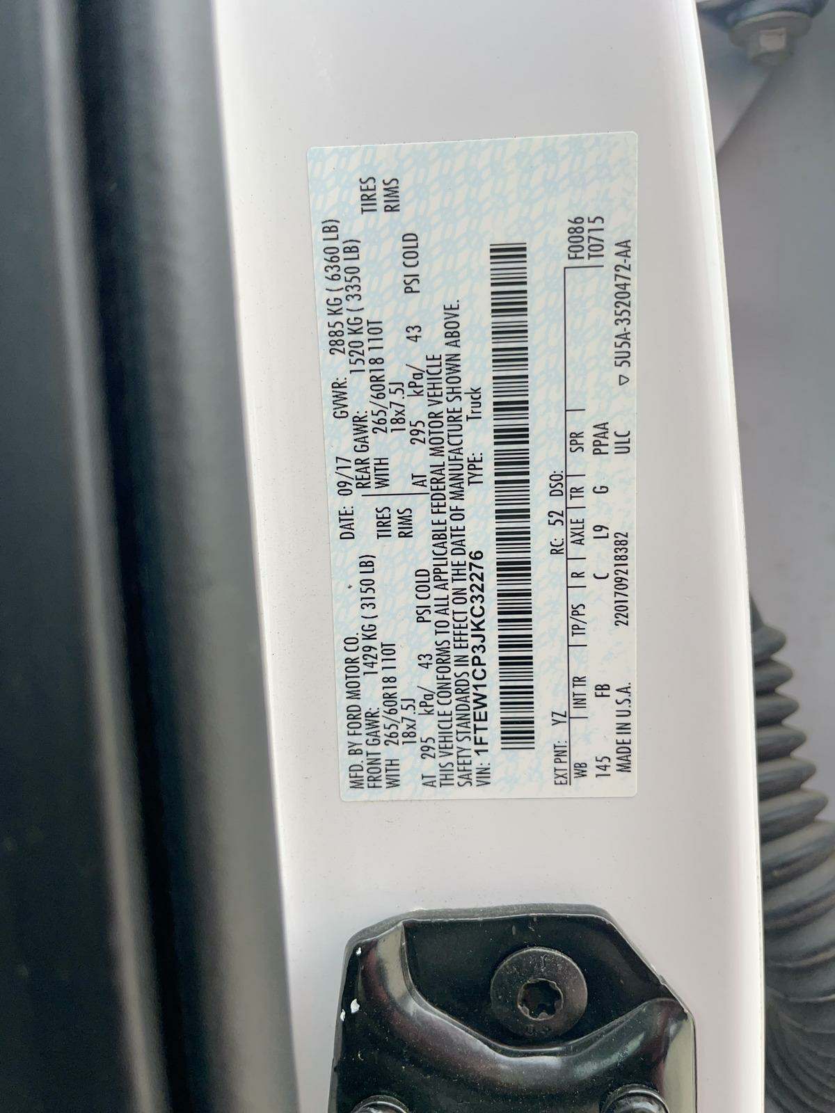 2018 Ford F-150 XLT RWD