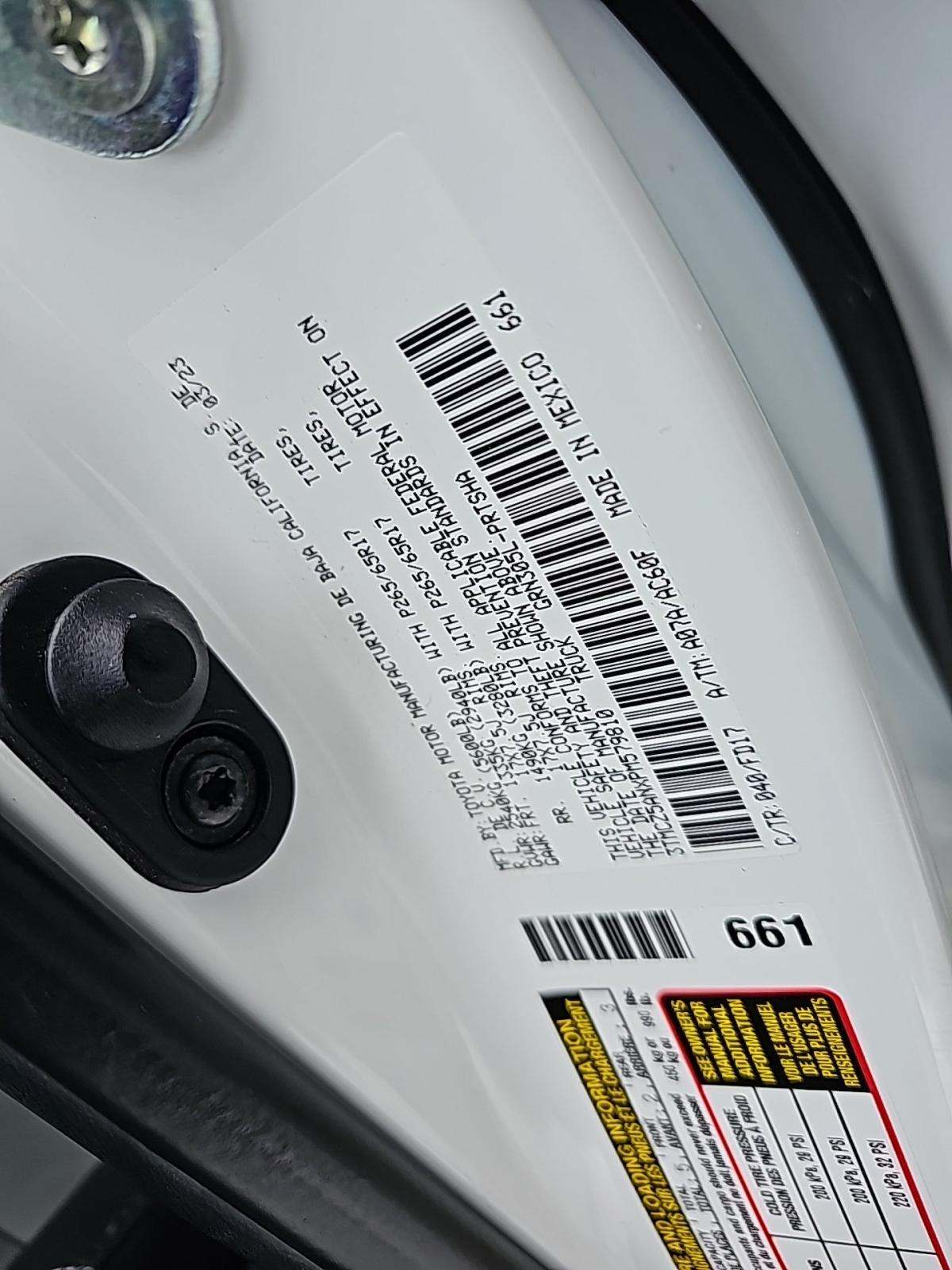 2023 Toyota Tacoma TRD Sport AWD