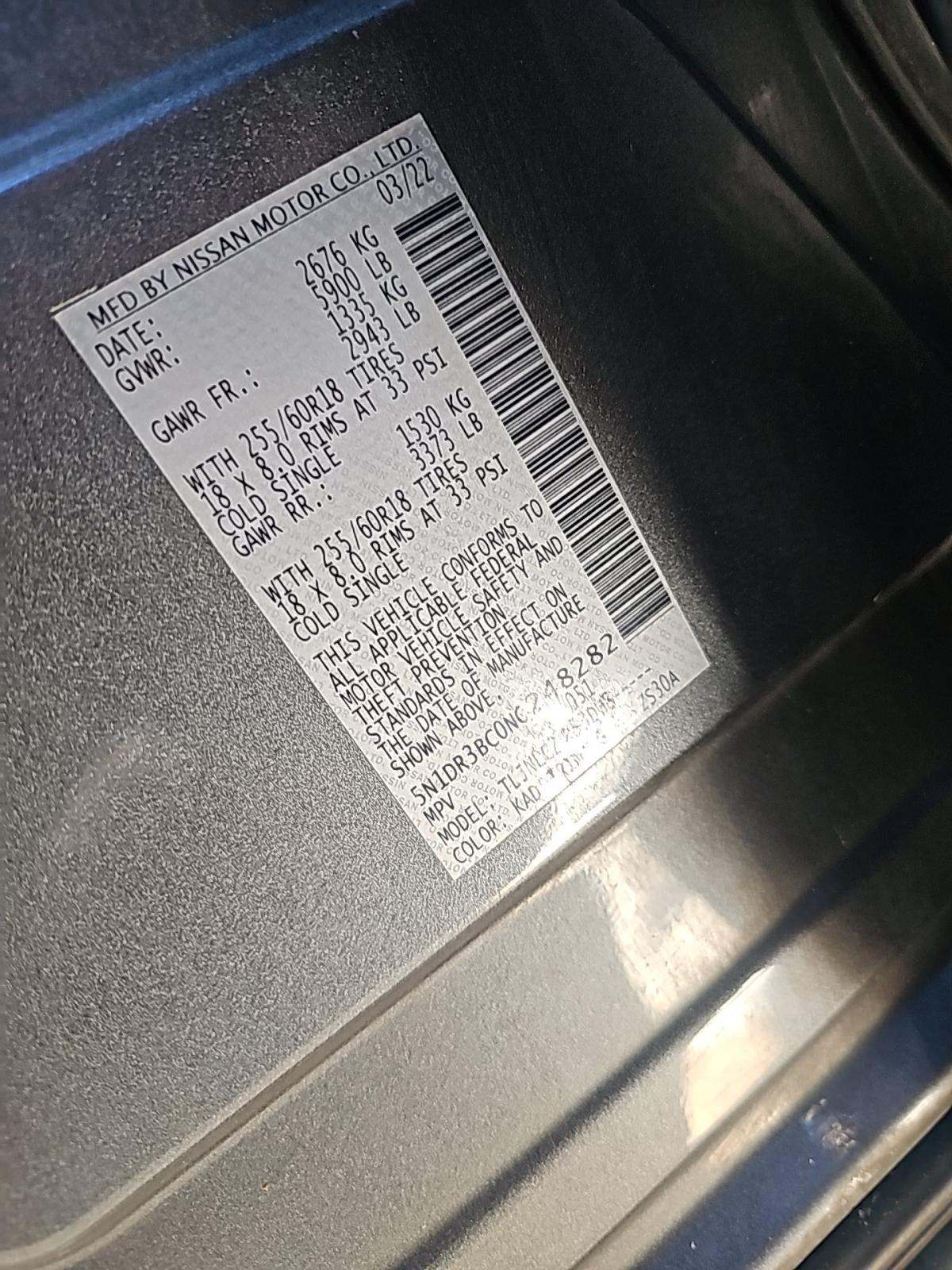 2022 Nissan Pathfinder SV AWD