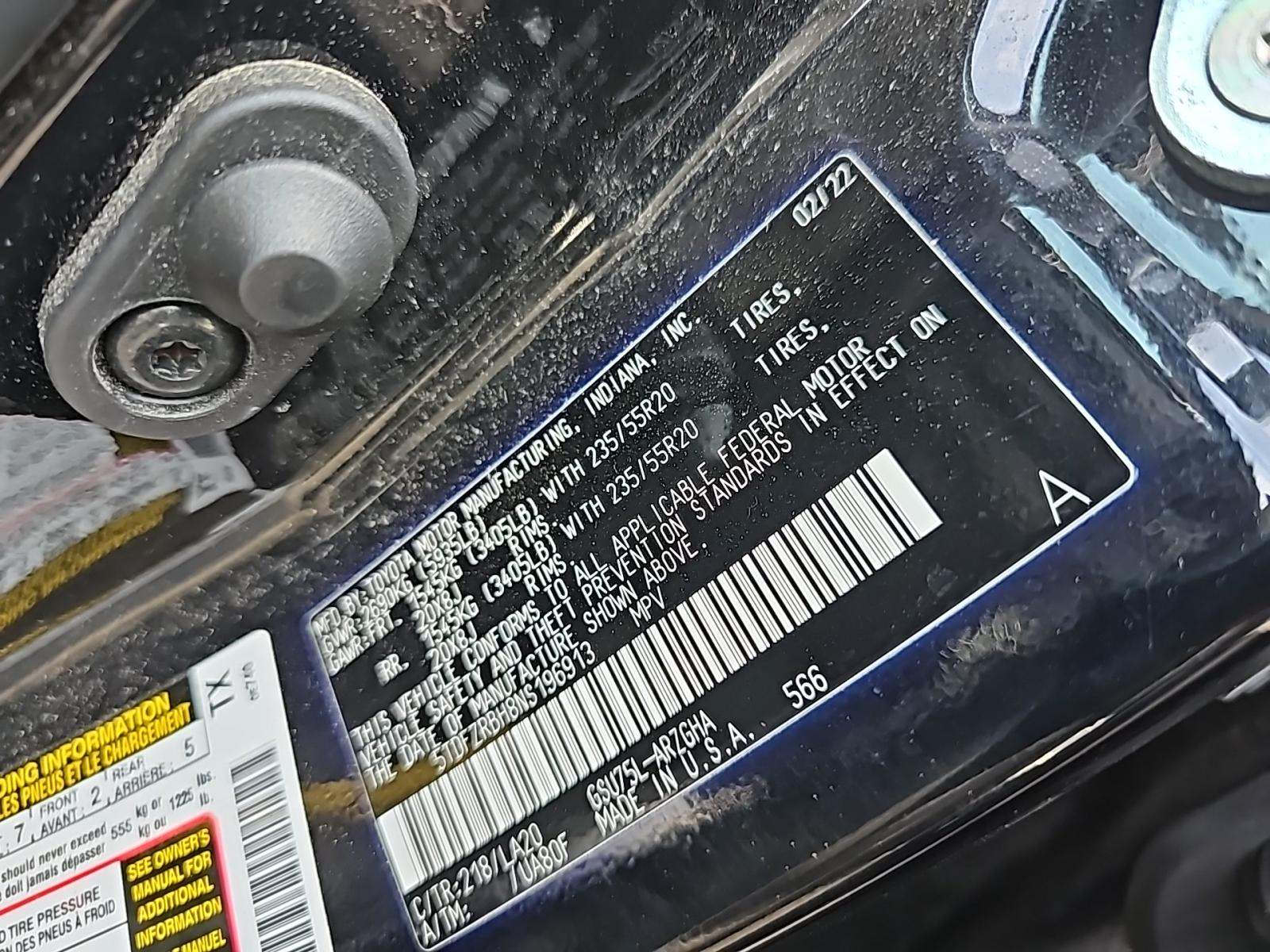 2022 Toyota Highlander Platinum AWD