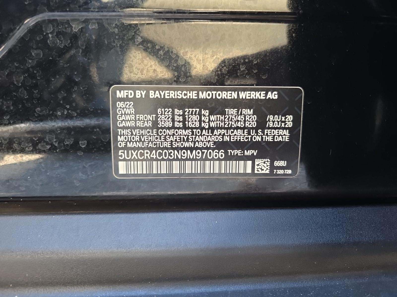 2022 BMW X5 sDrive40i RWD