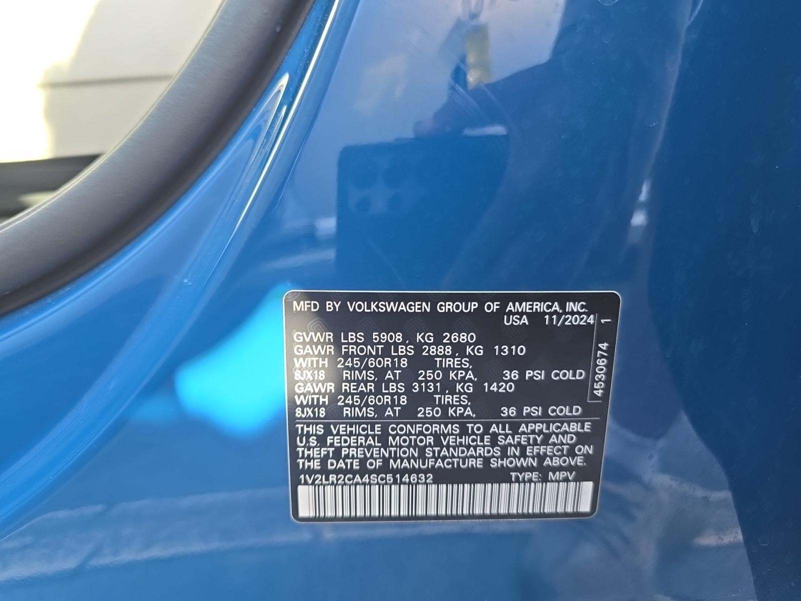 2025 Volkswagen Atlas 2.0T SE AWD