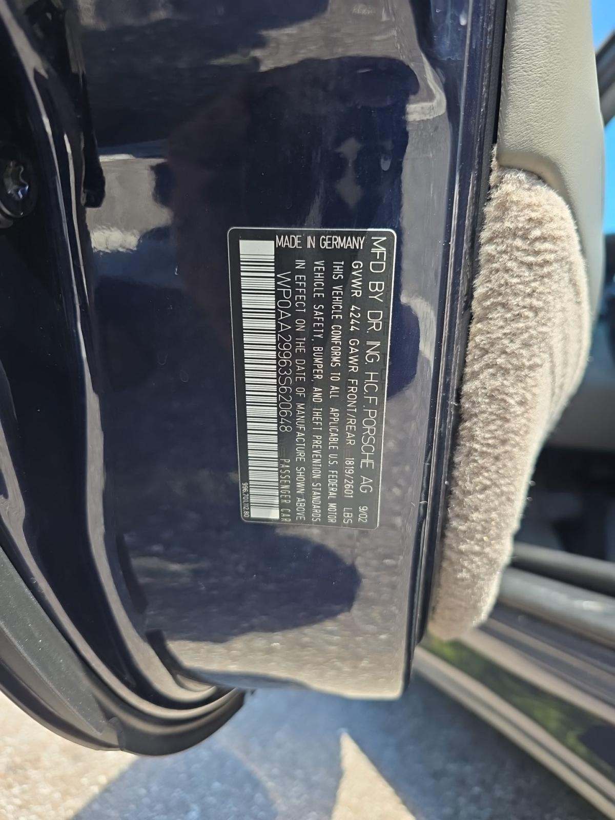 2003 Porsche 911 Carrera 4S AWD