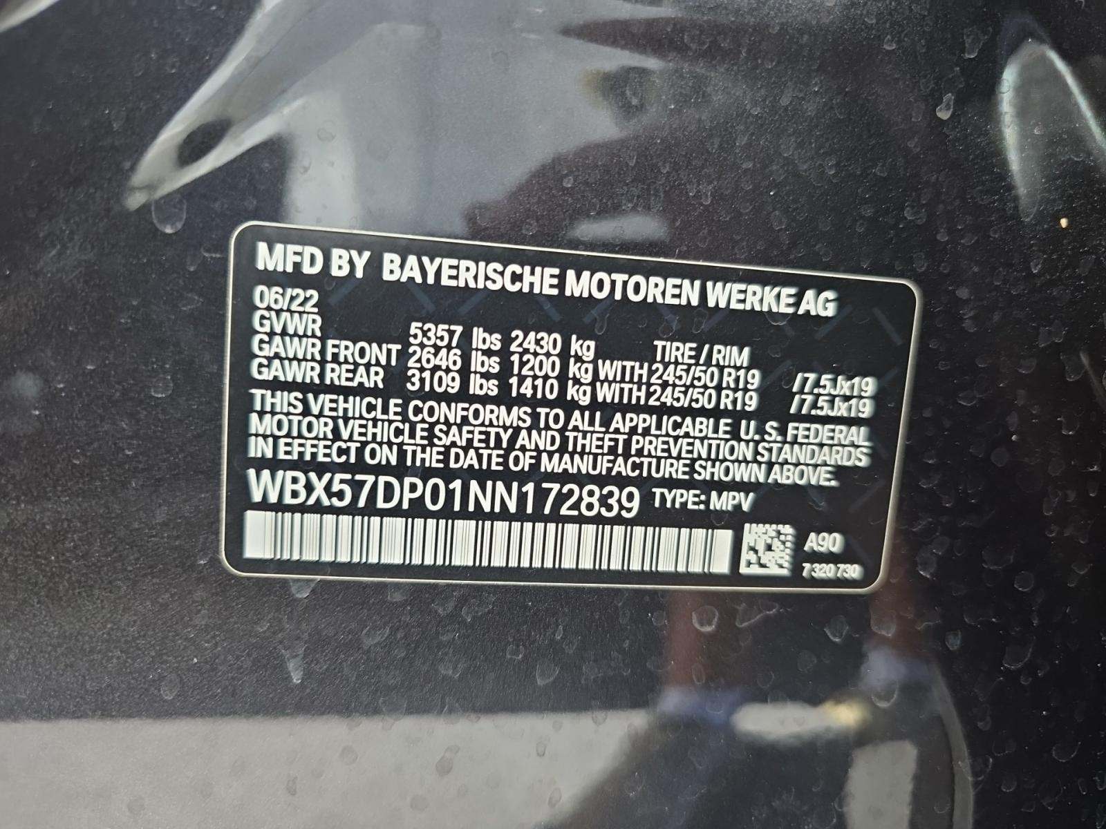 2022 BMW X3 xDrive30i AWD