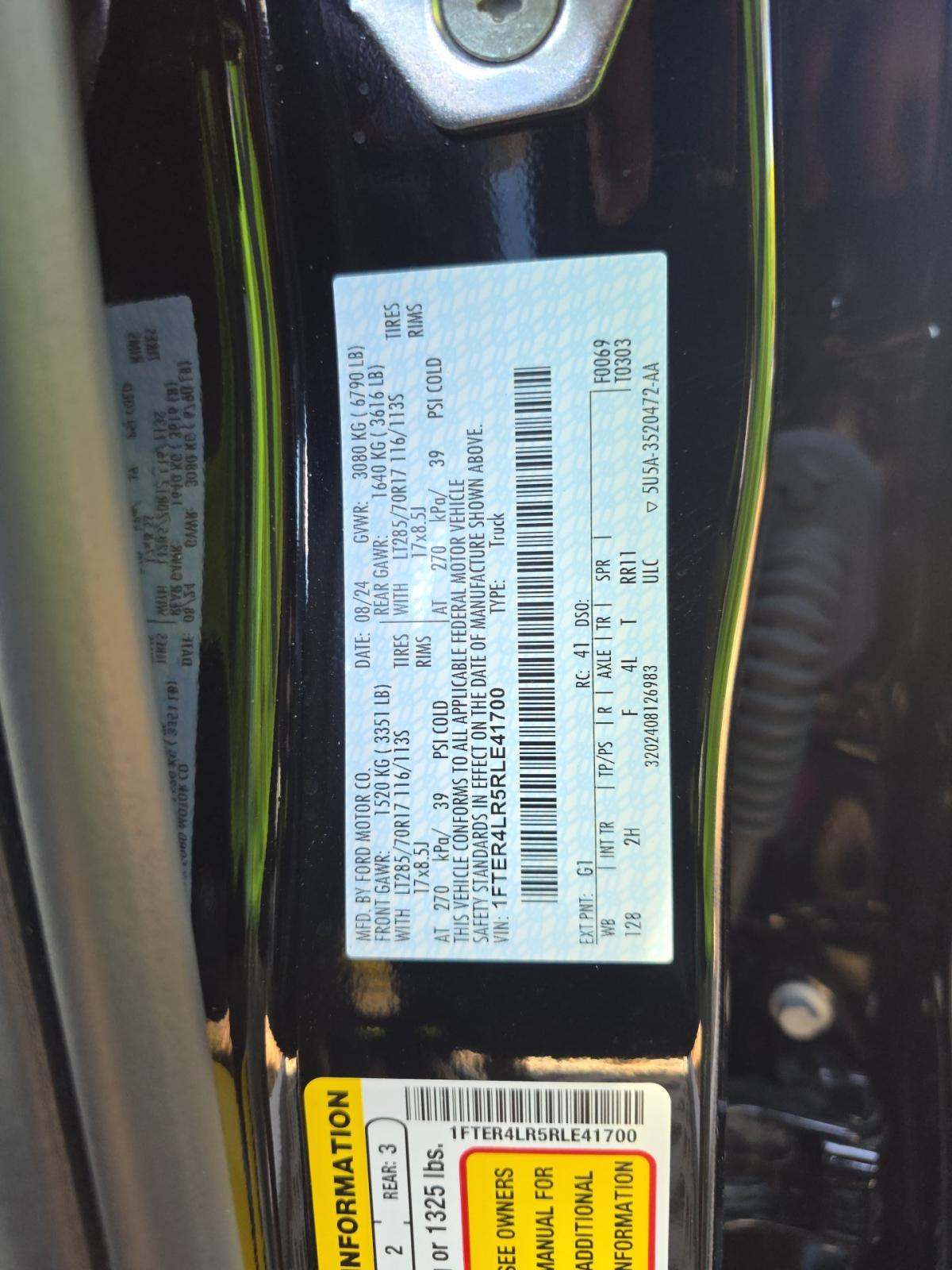 2024 Ford Ranger Raptor AWD