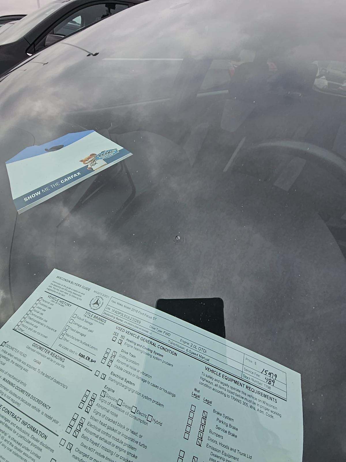 2018 Ford Focus ST FWD