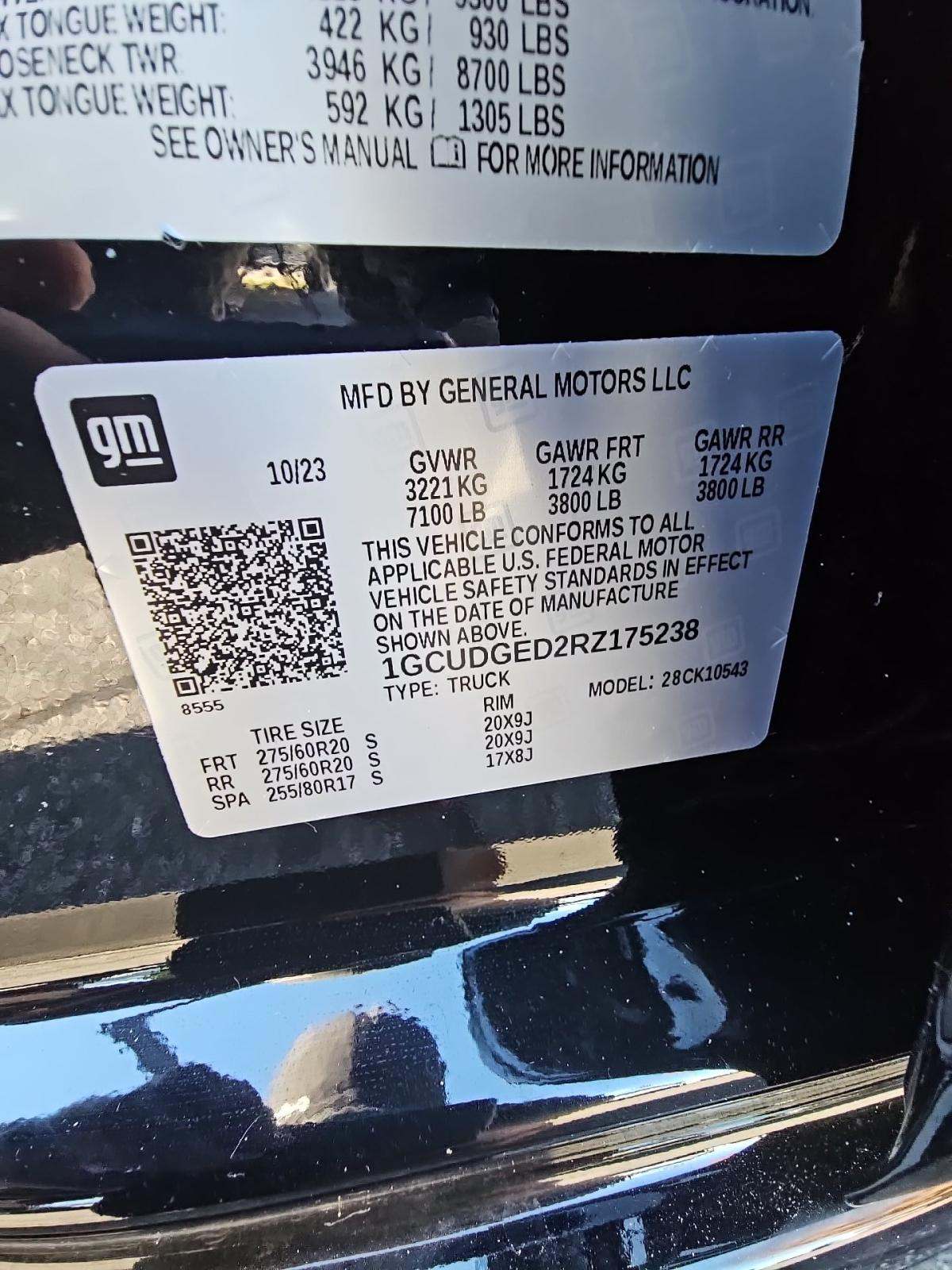 2024 Chevrolet Silverado 1500 LTZ AWD