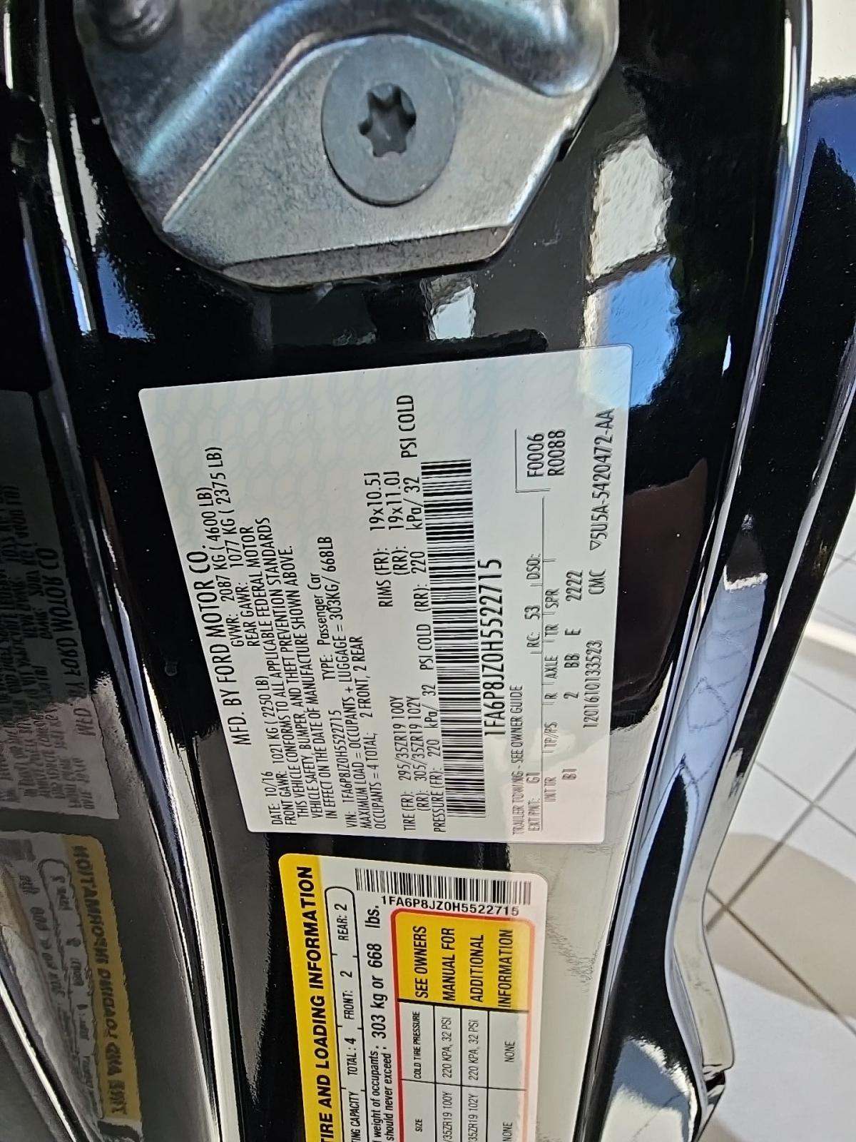 2017 Ford Mustang Shelby GT350 RWD