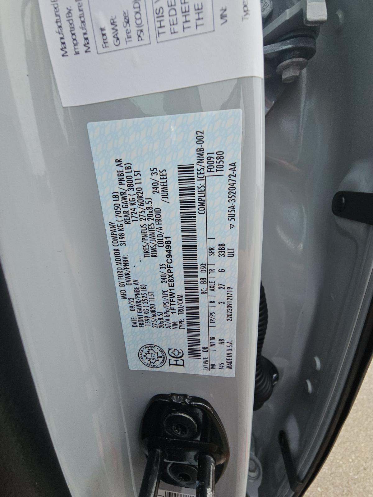 2023 Ford F-150 Lariat AWD