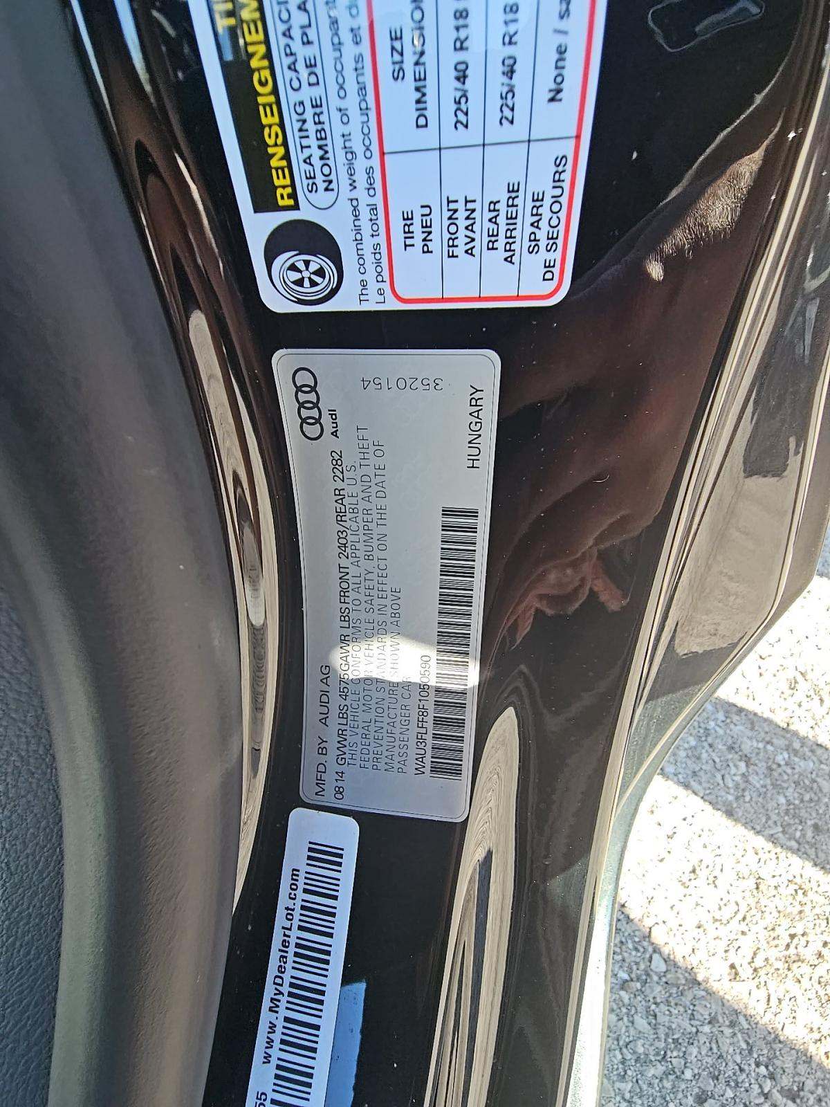 2015 Audi A3 2.0T Premium Plus AWD