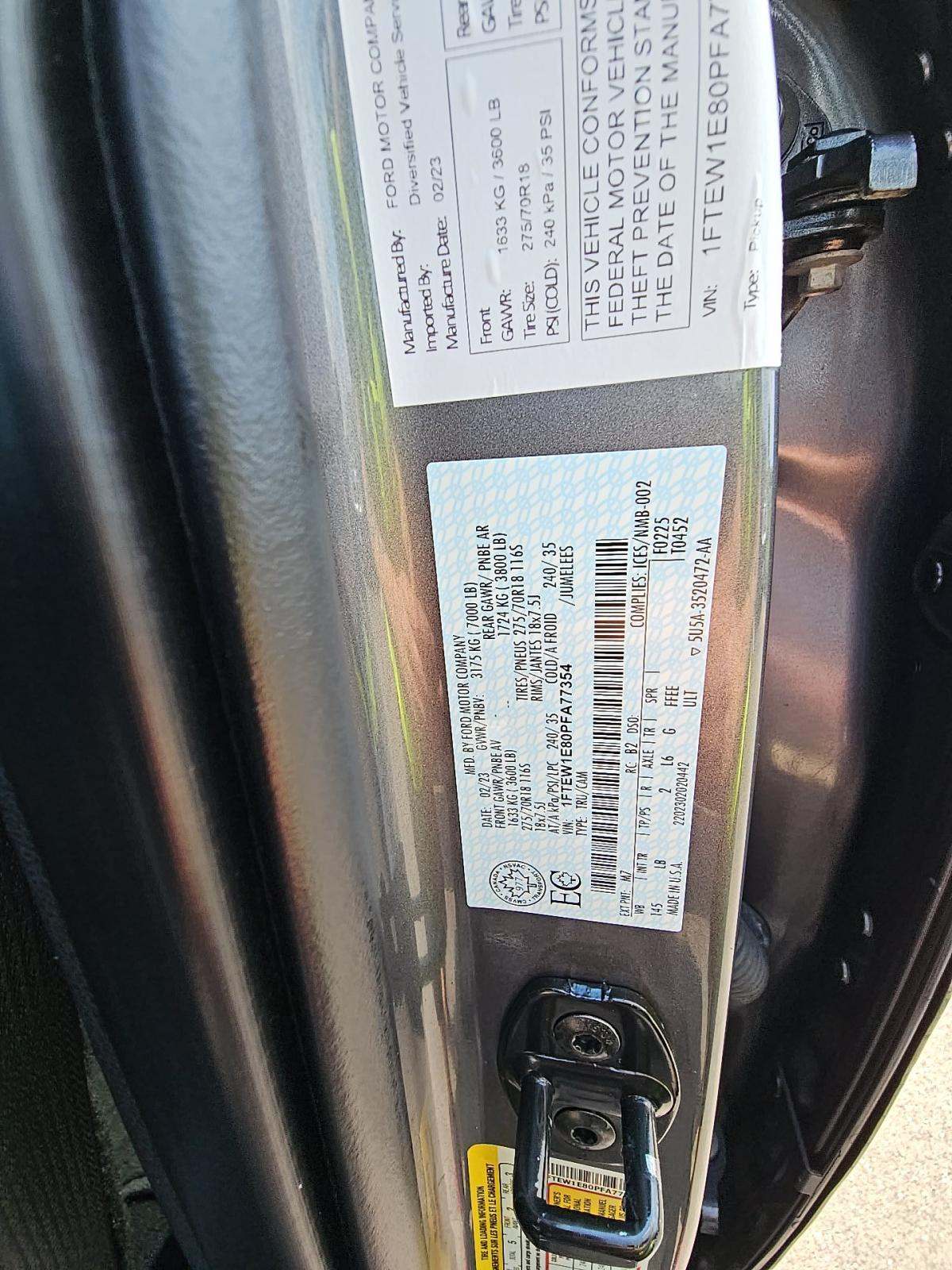 2023 Ford F-150 Tremor AWD