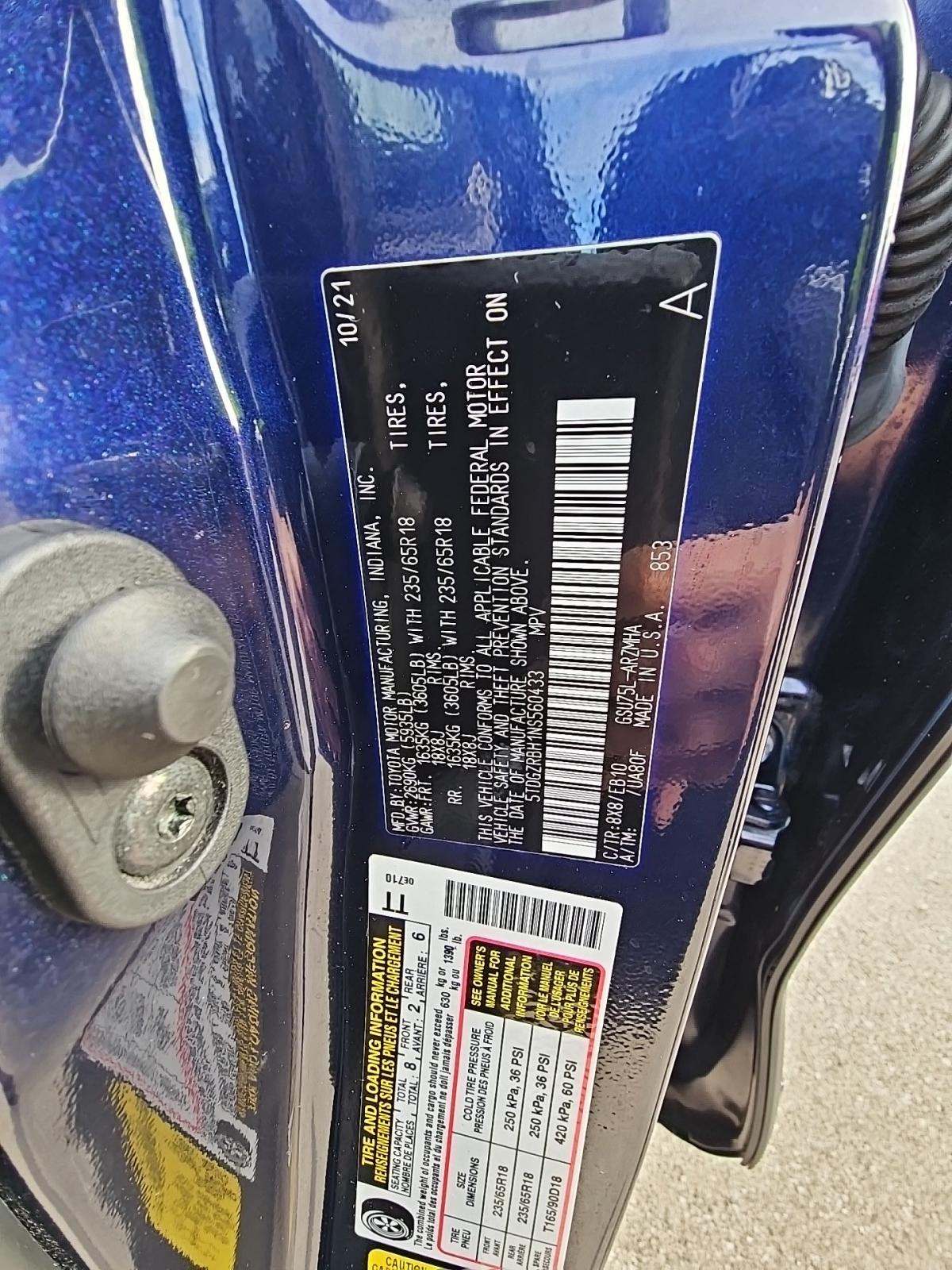 2022 Toyota Highlander XLE AWD