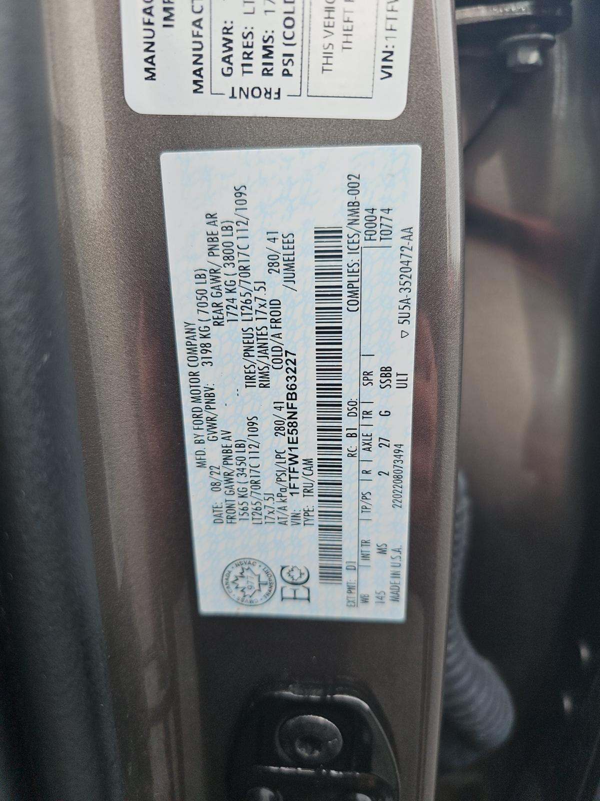 2022 Ford F-150 XLT AWD