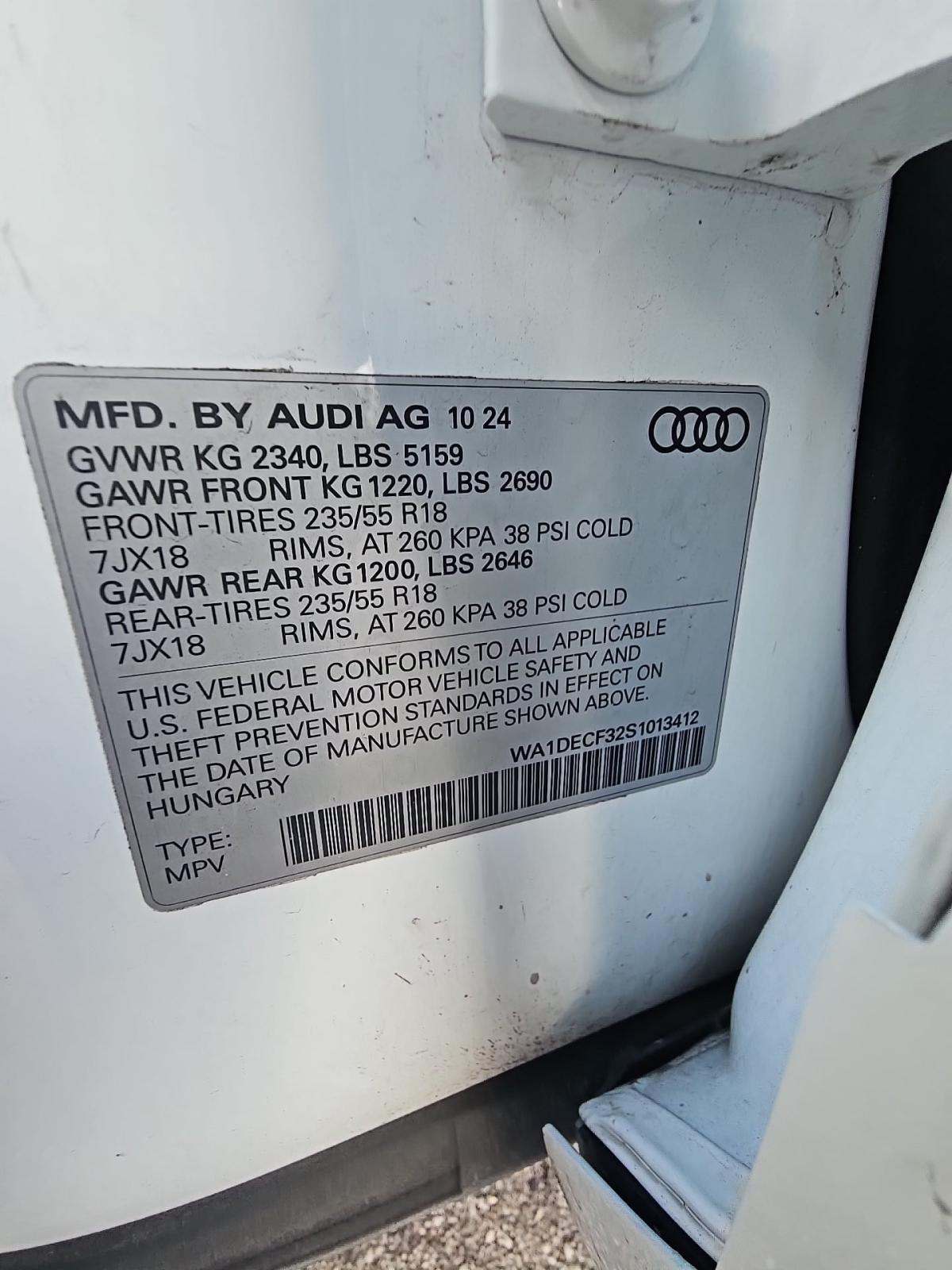 2025 Audi Q3 S line Premium AWD