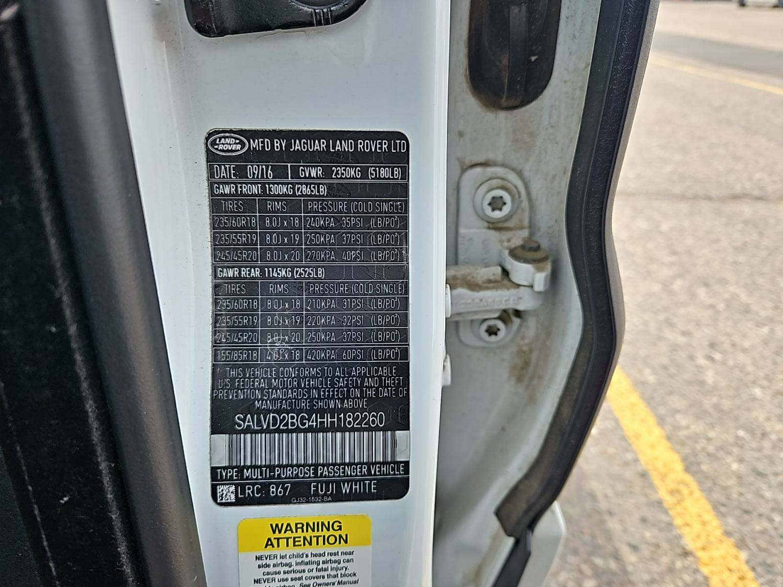 2017 Land Rover Range Rover Evoque HSE Dynamic AWD