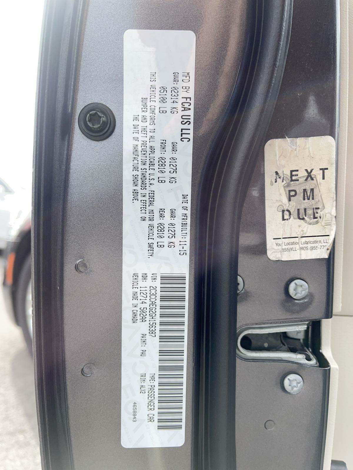 2016 Chrysler 300 C RWD