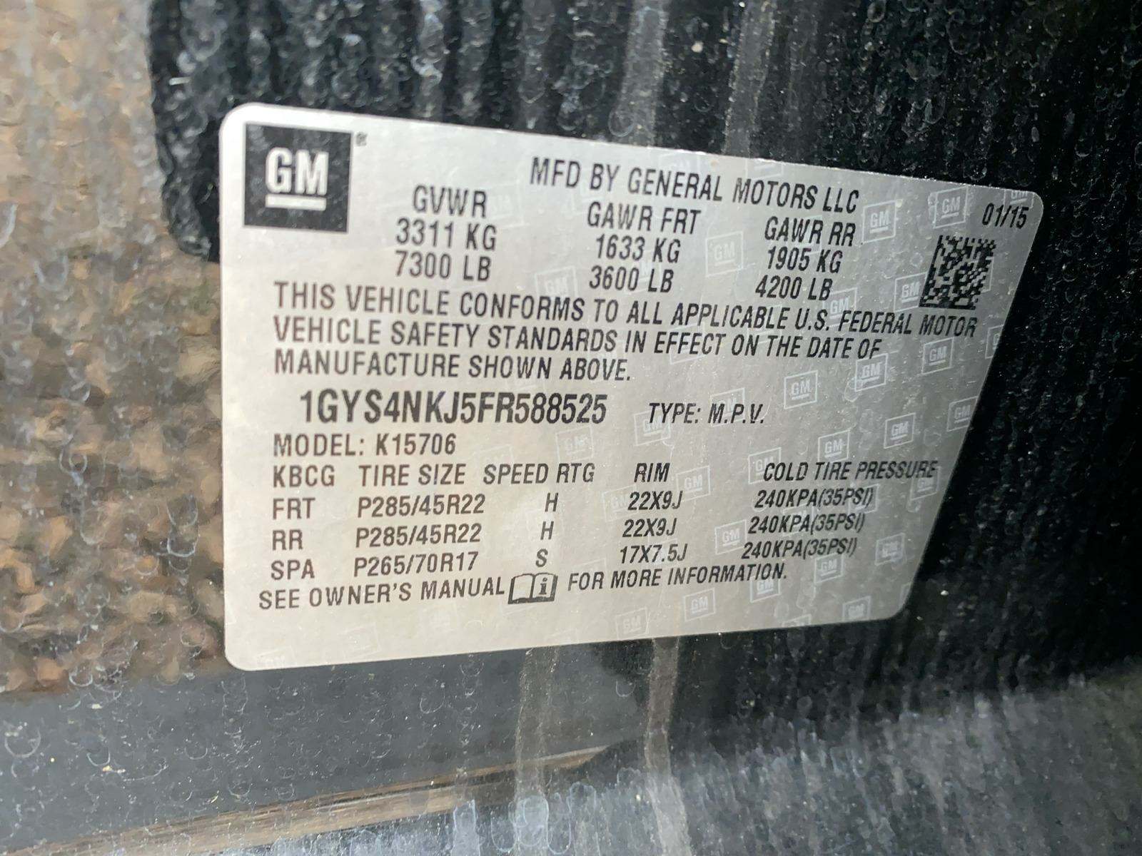 2015 Cadillac Escalade Premium AWD