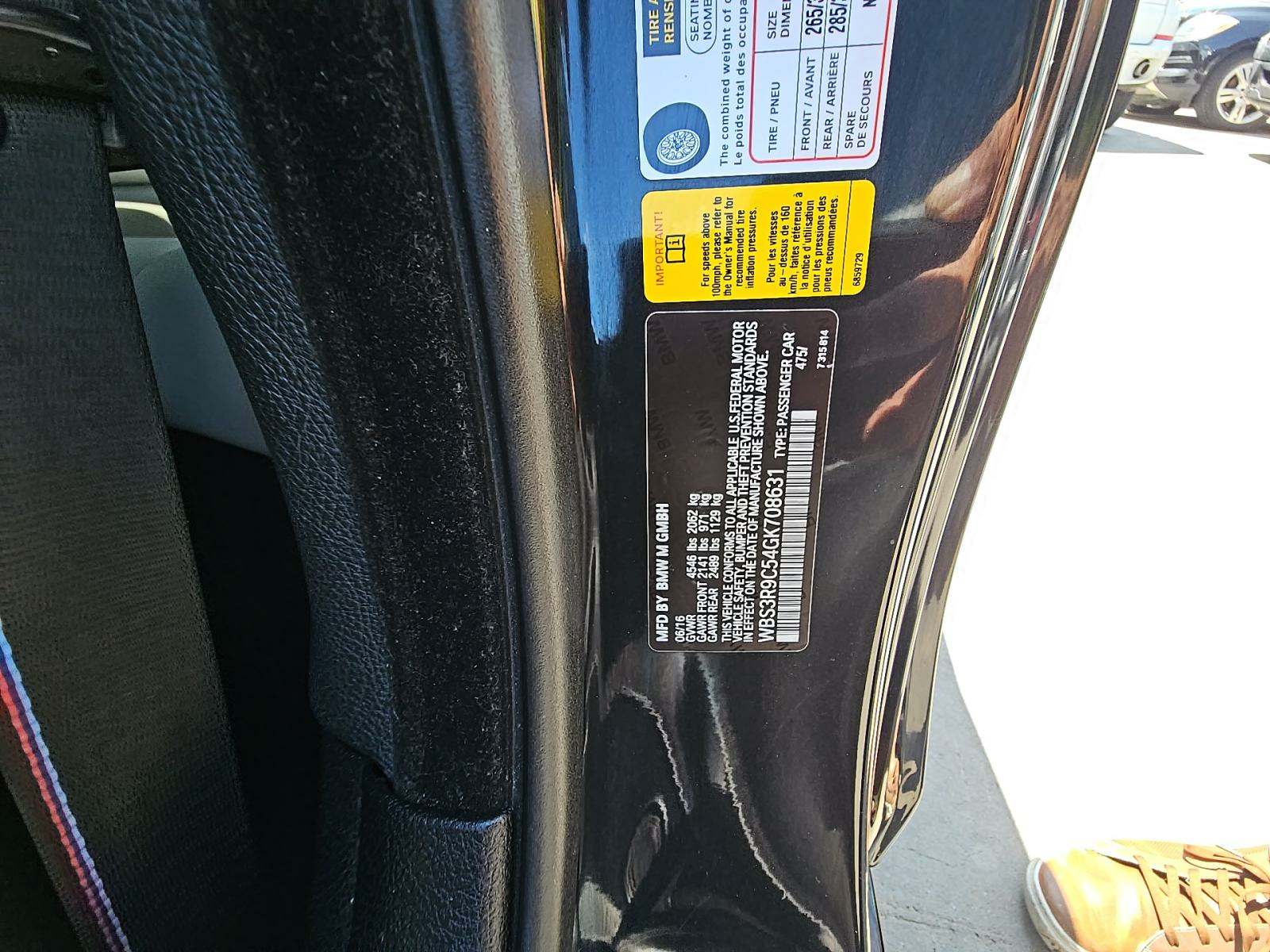 2016 BMW M4 Base RWD