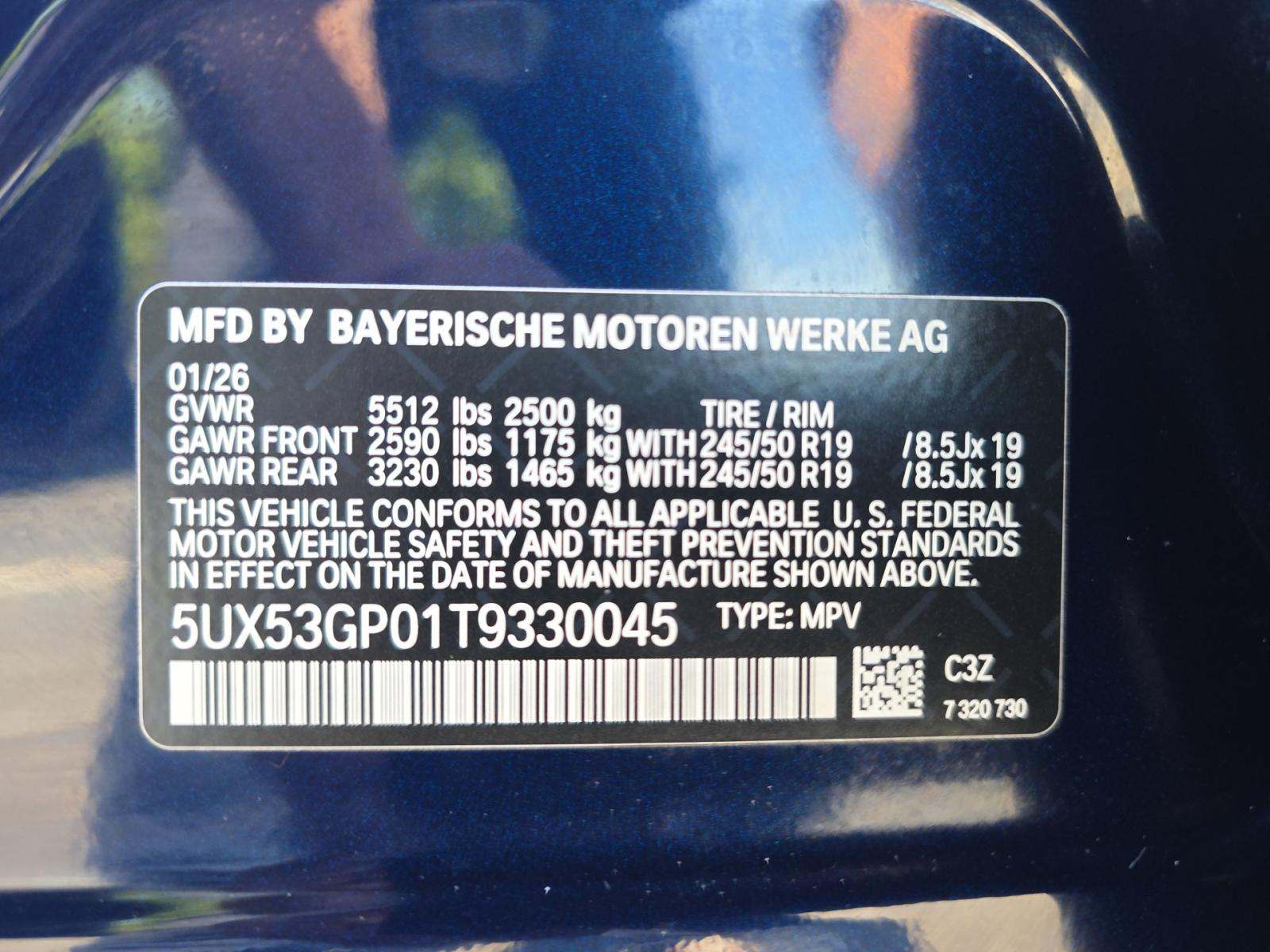 2026 BMW X3 xDrive30 AWD