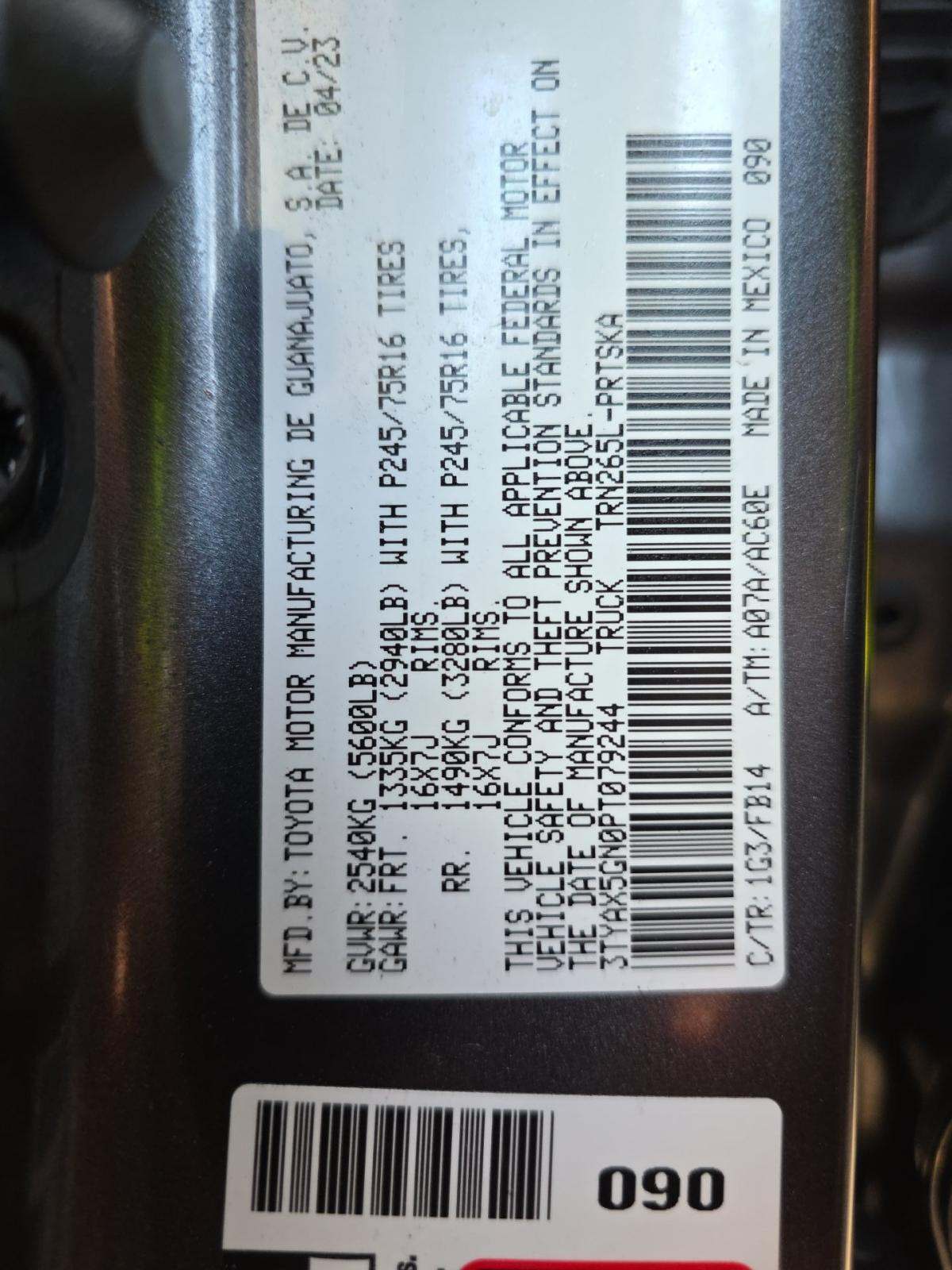 2023 Toyota Tacoma SR RWD