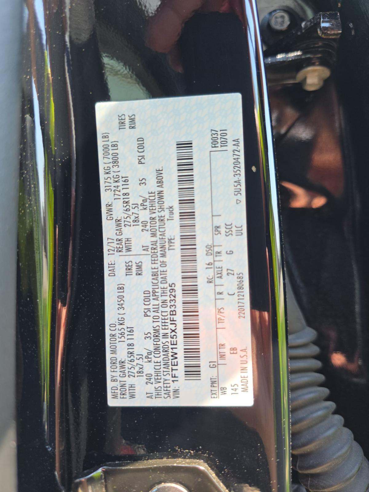 2018 Ford F-150 Lariat AWD