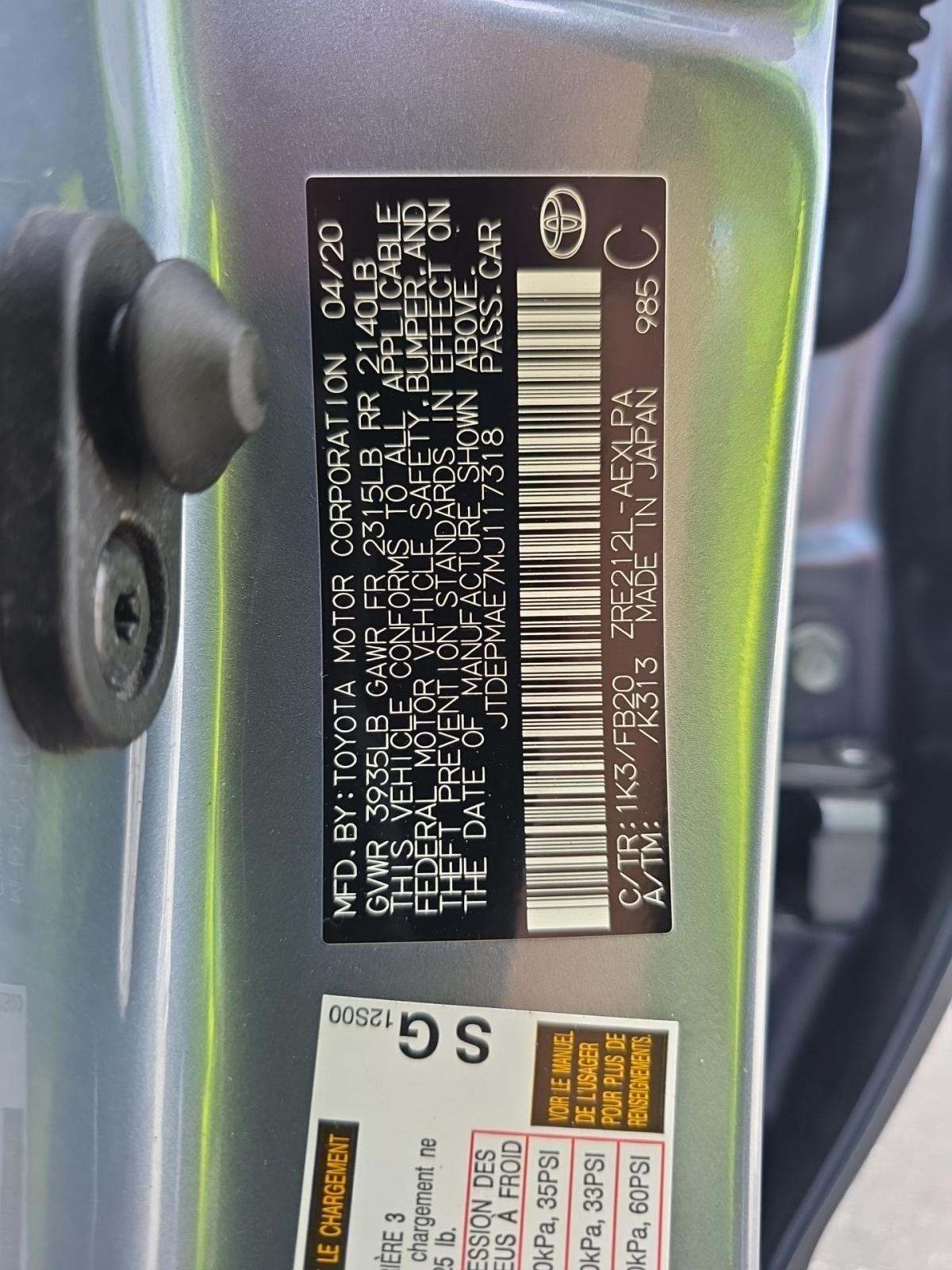 2021 Toyota Corolla LE FWD