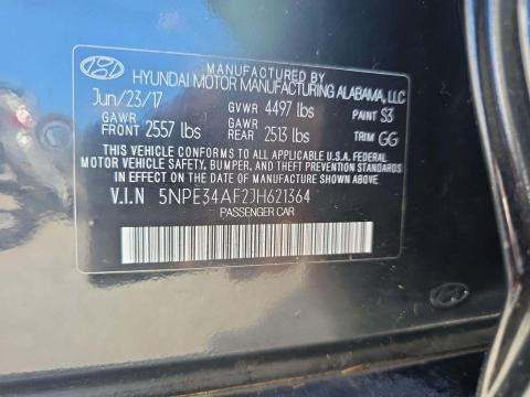 2018 Hyundai Sonata SEL FWD