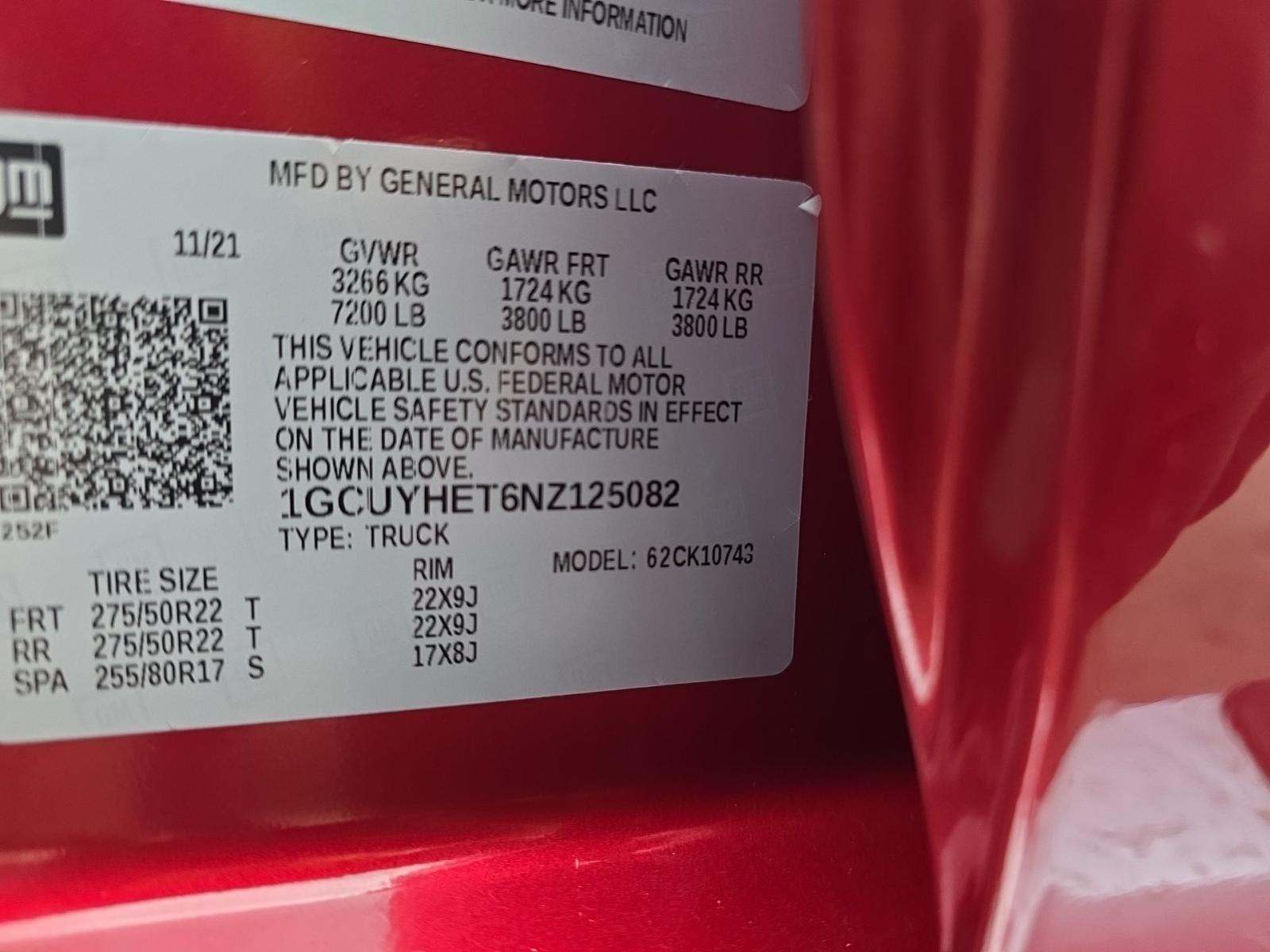 2022 Chevrolet Silverado 1500 High Country AWD