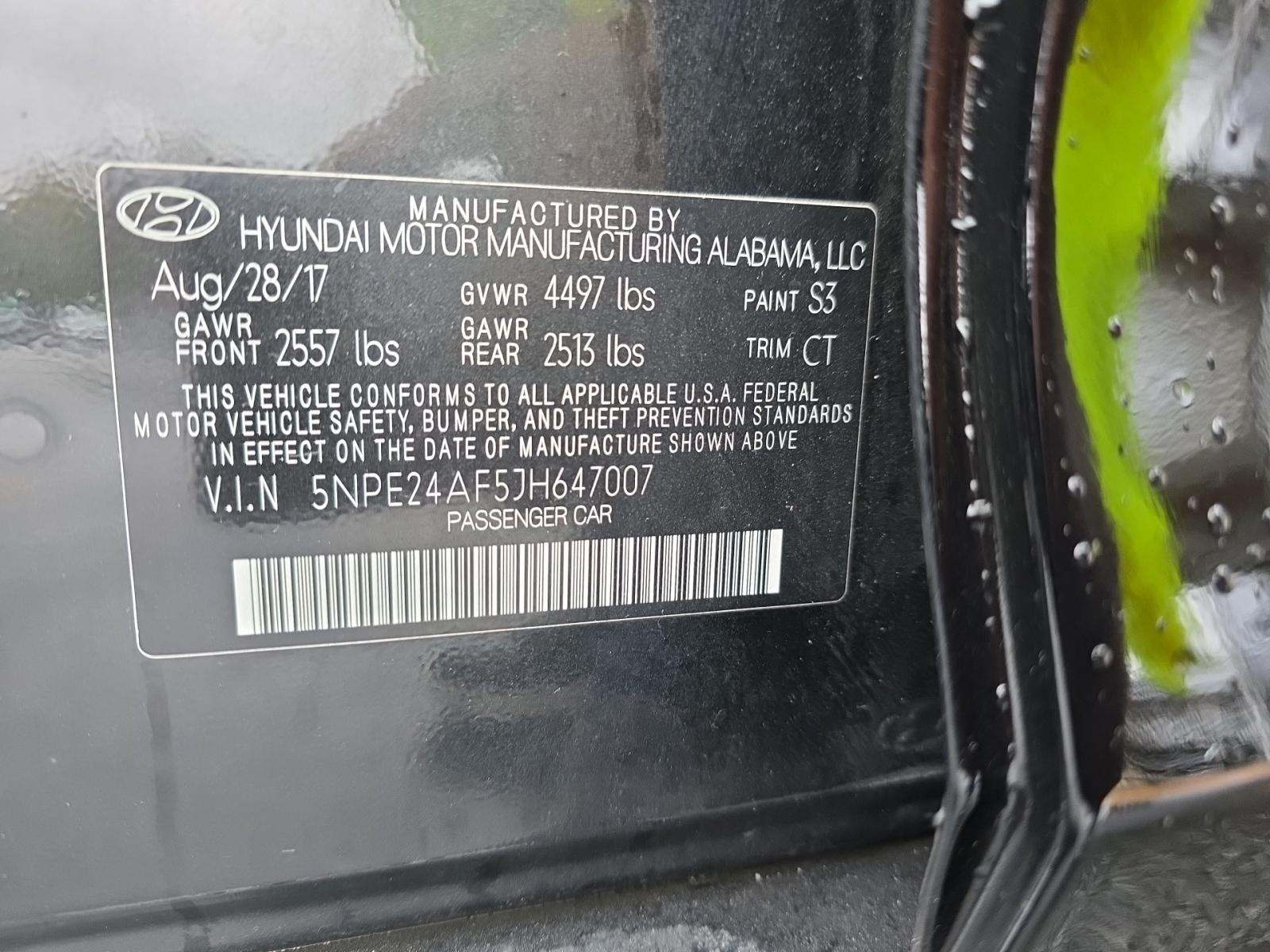 2018 Hyundai Sonata SE FWD