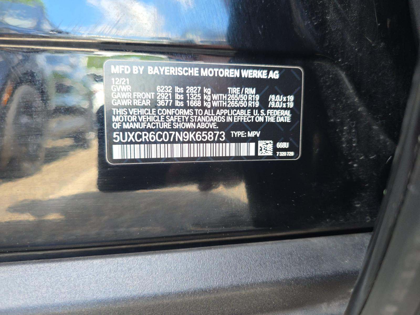2022 BMW X5 xDrive40i AWD