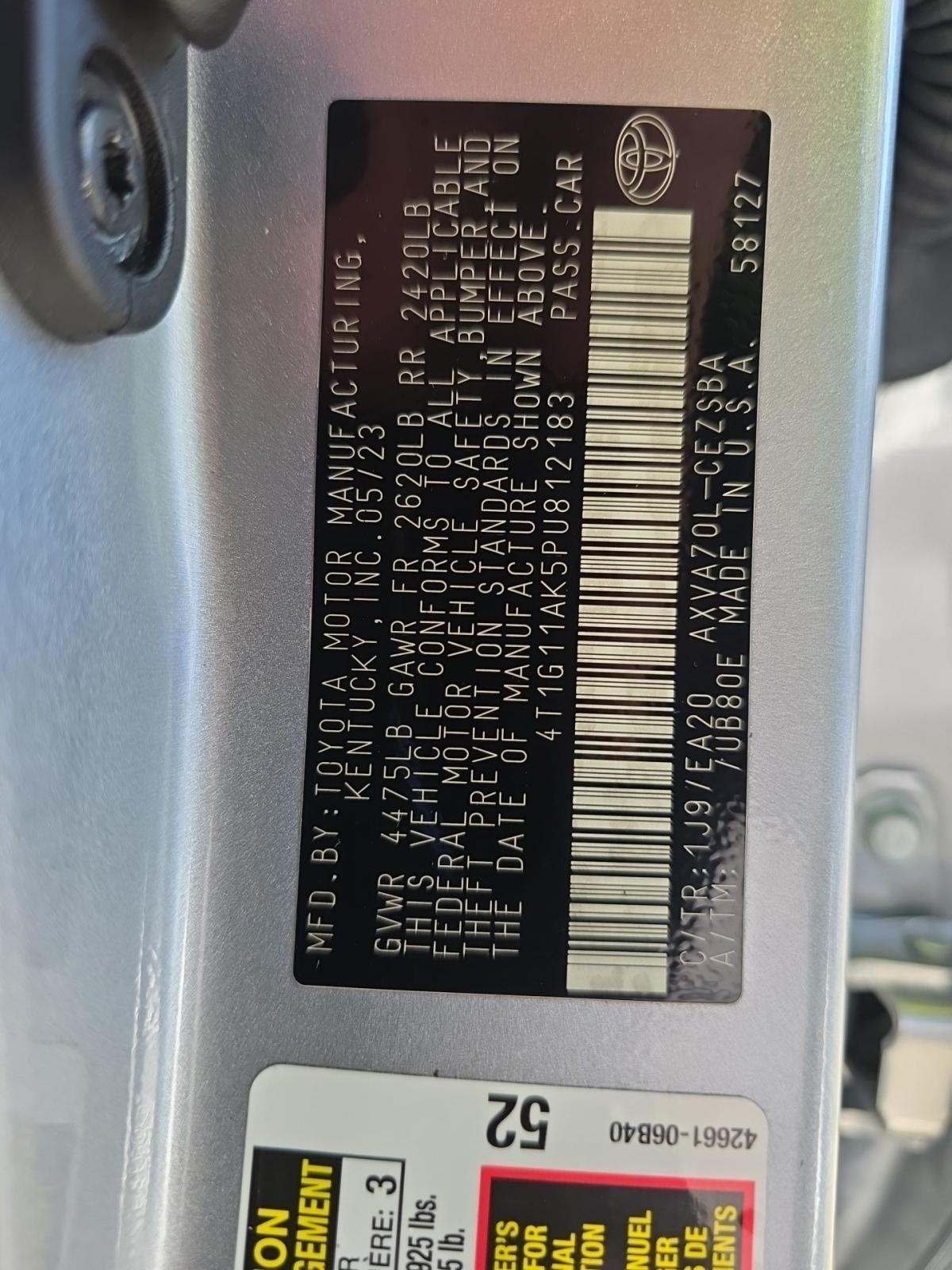 2023 Toyota Camry SE FWD