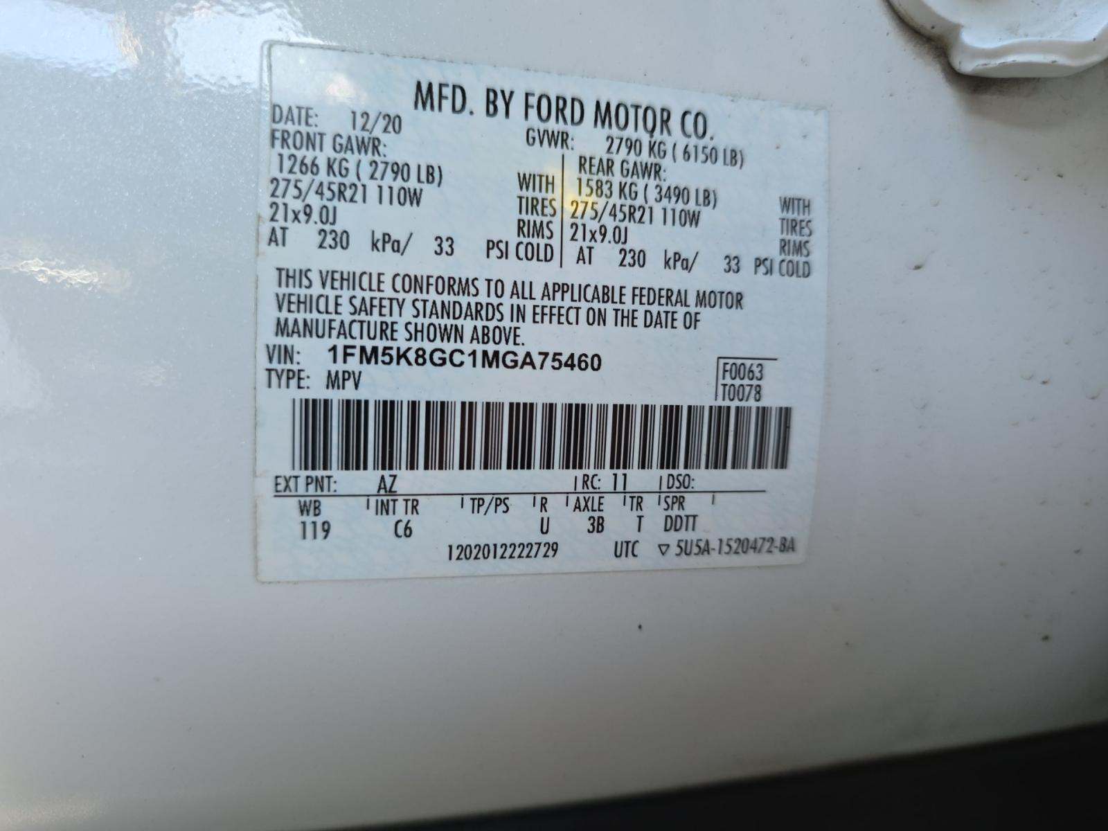 2021 Ford Explorer ST AWD