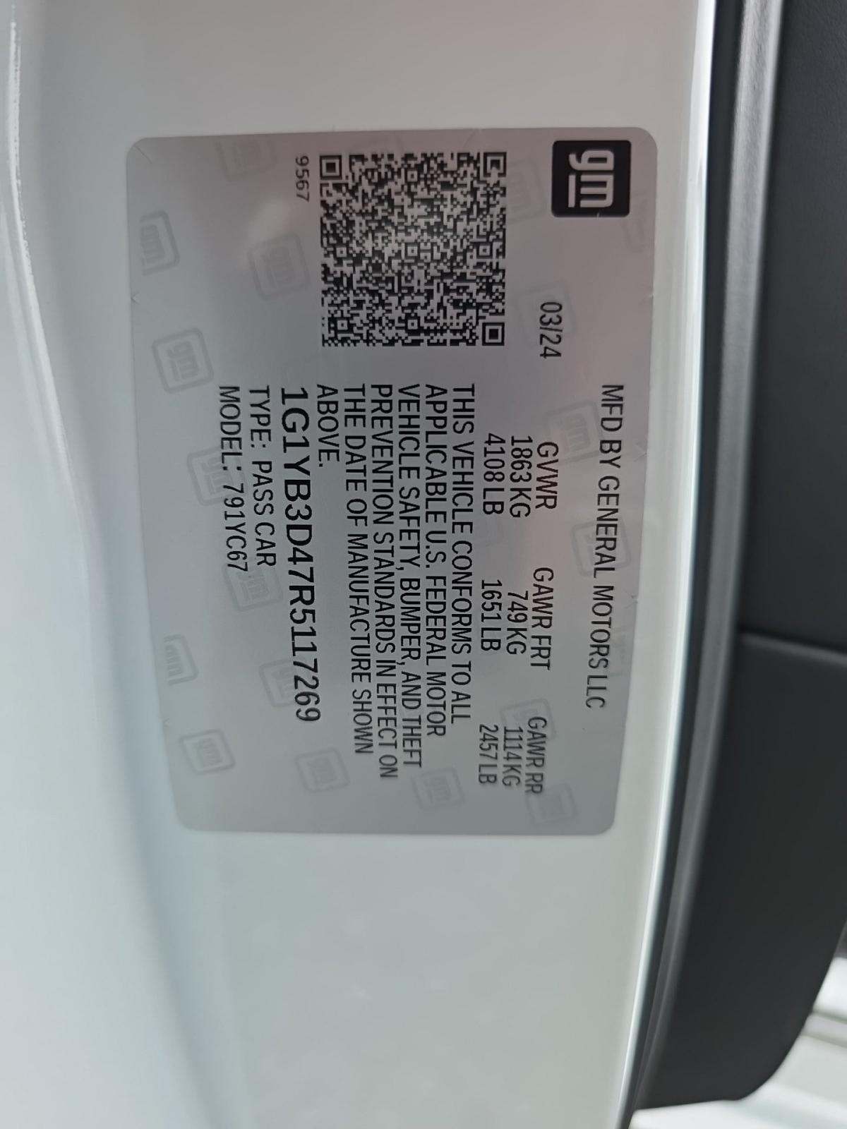 2024 Chevrolet Corvette Stingray RWD