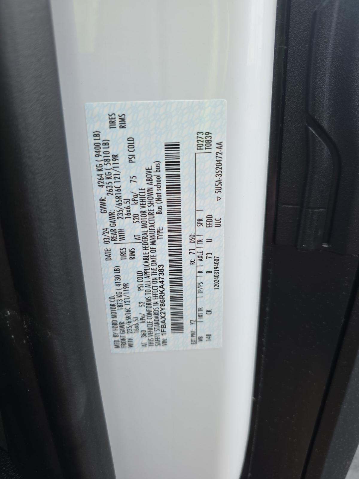 FORD TRANSIT 350 - 5