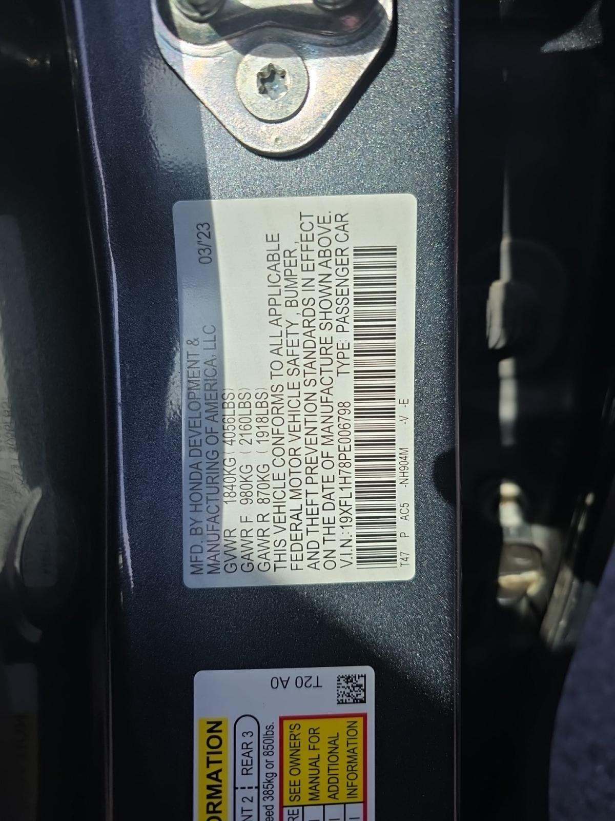 2023 Honda Civic EX-L FWD