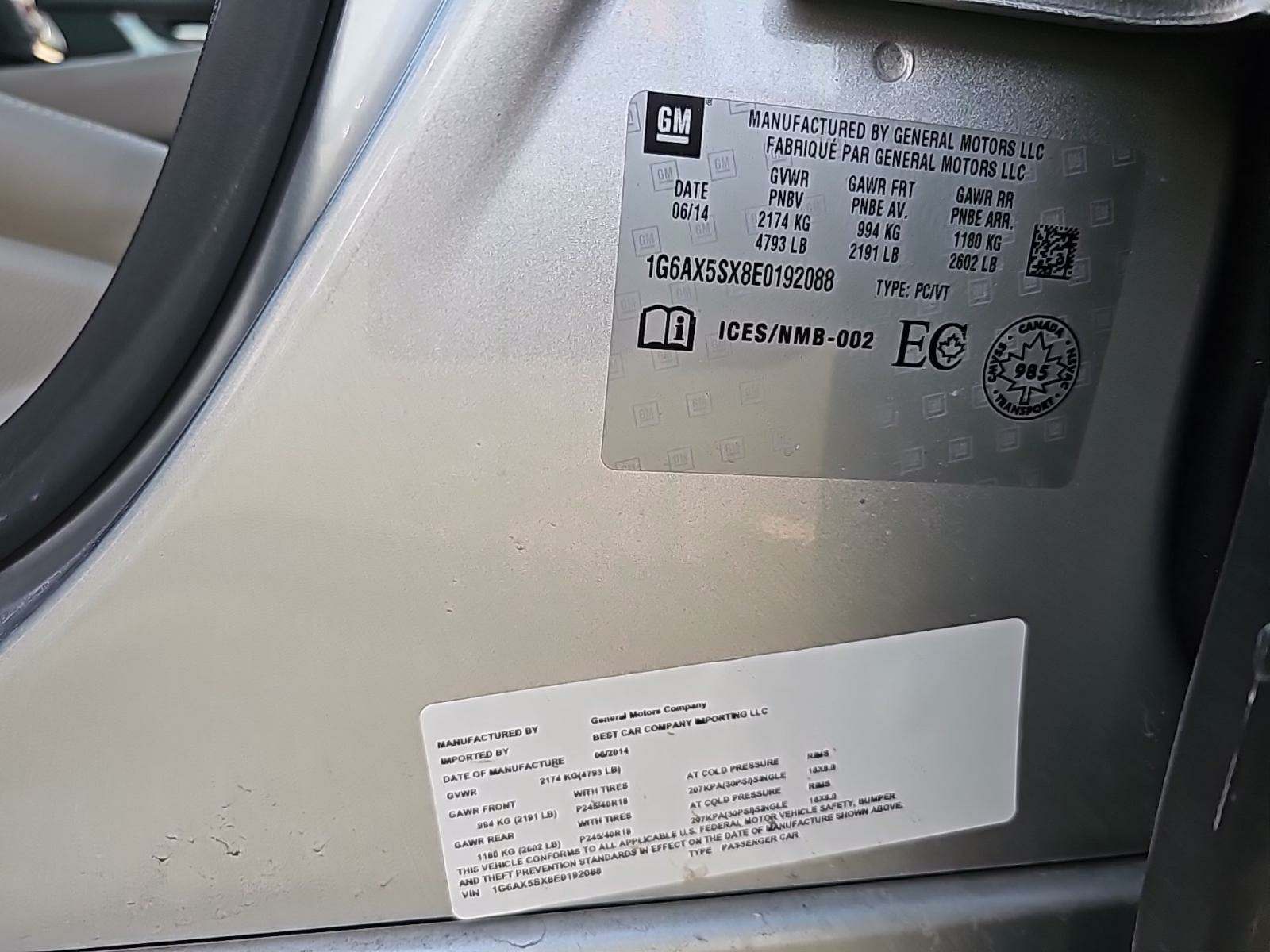 2014 Cadillac CTS Luxury AWD