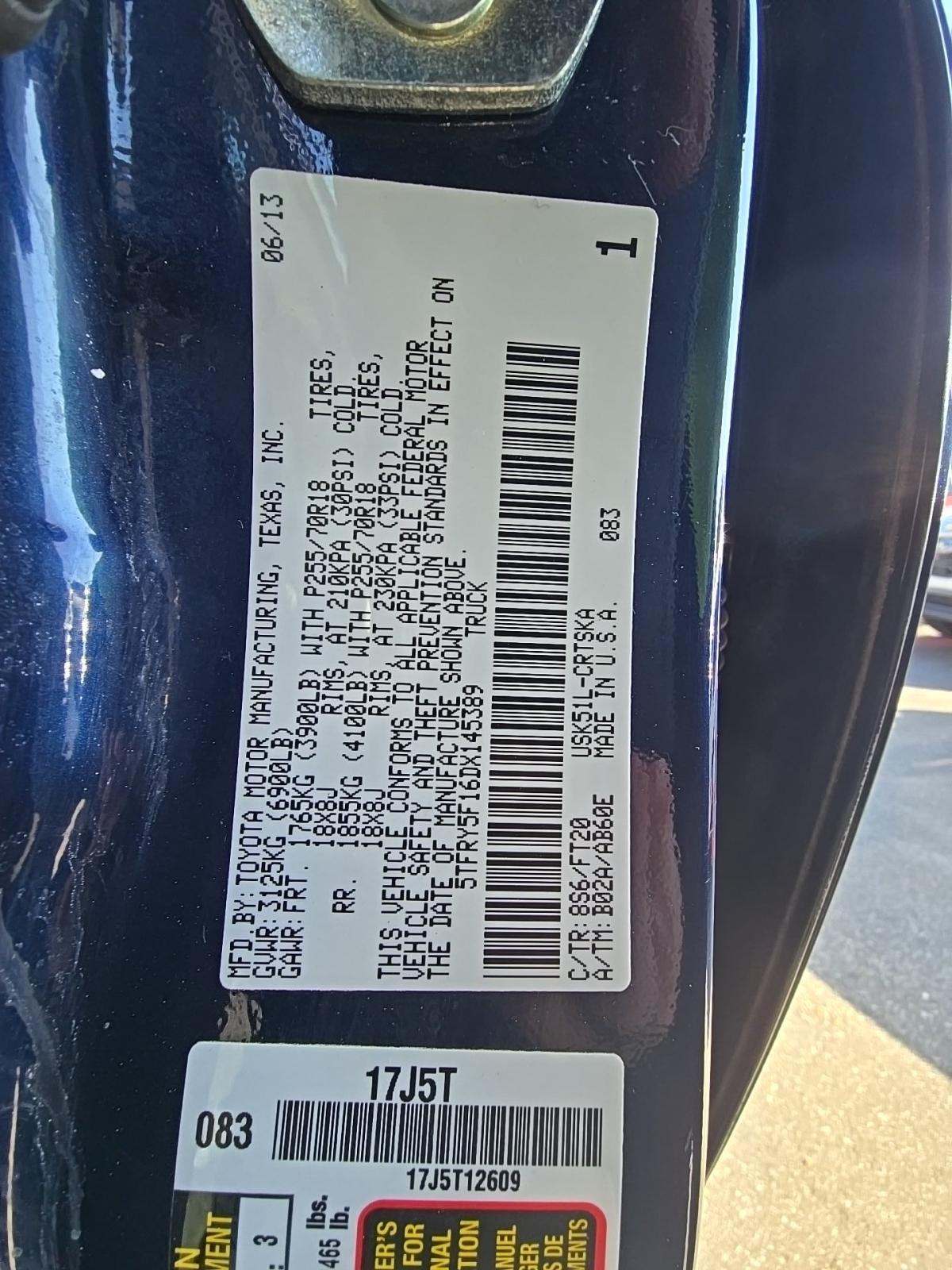 2013 Toyota Tundra Base RWD