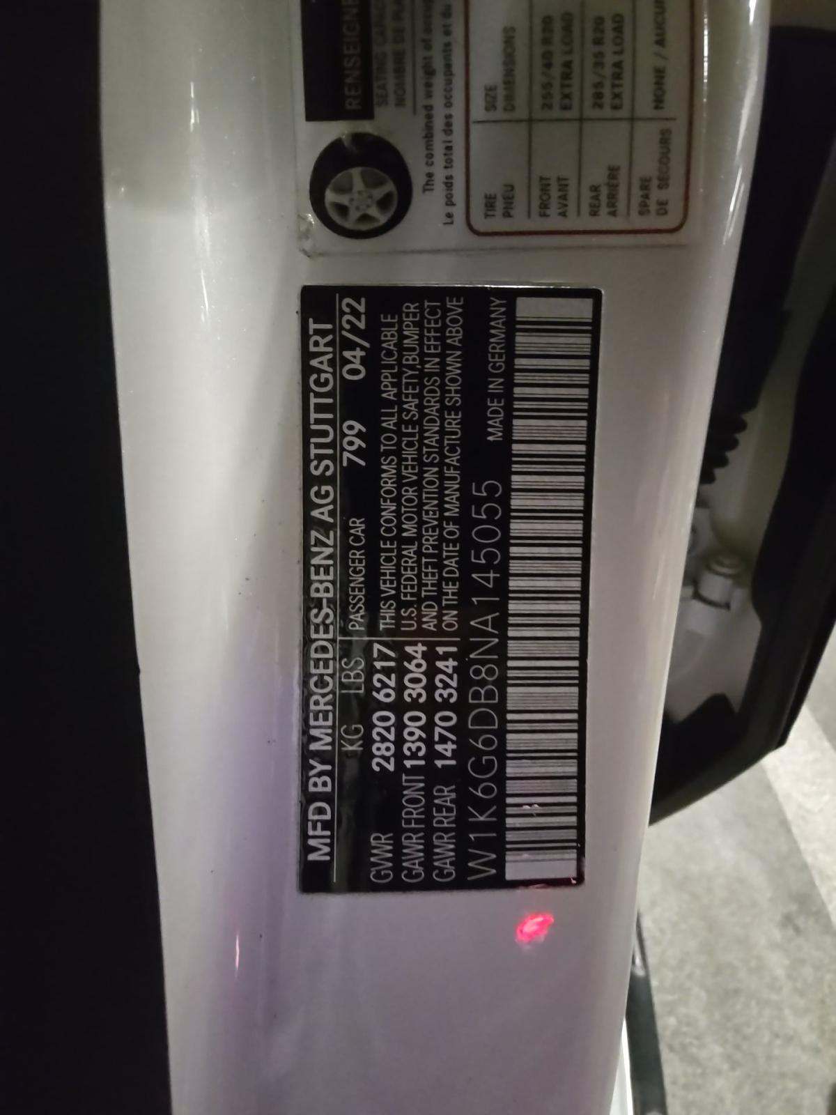 2022 Mercedes-Benz S-Class S 500 AWD