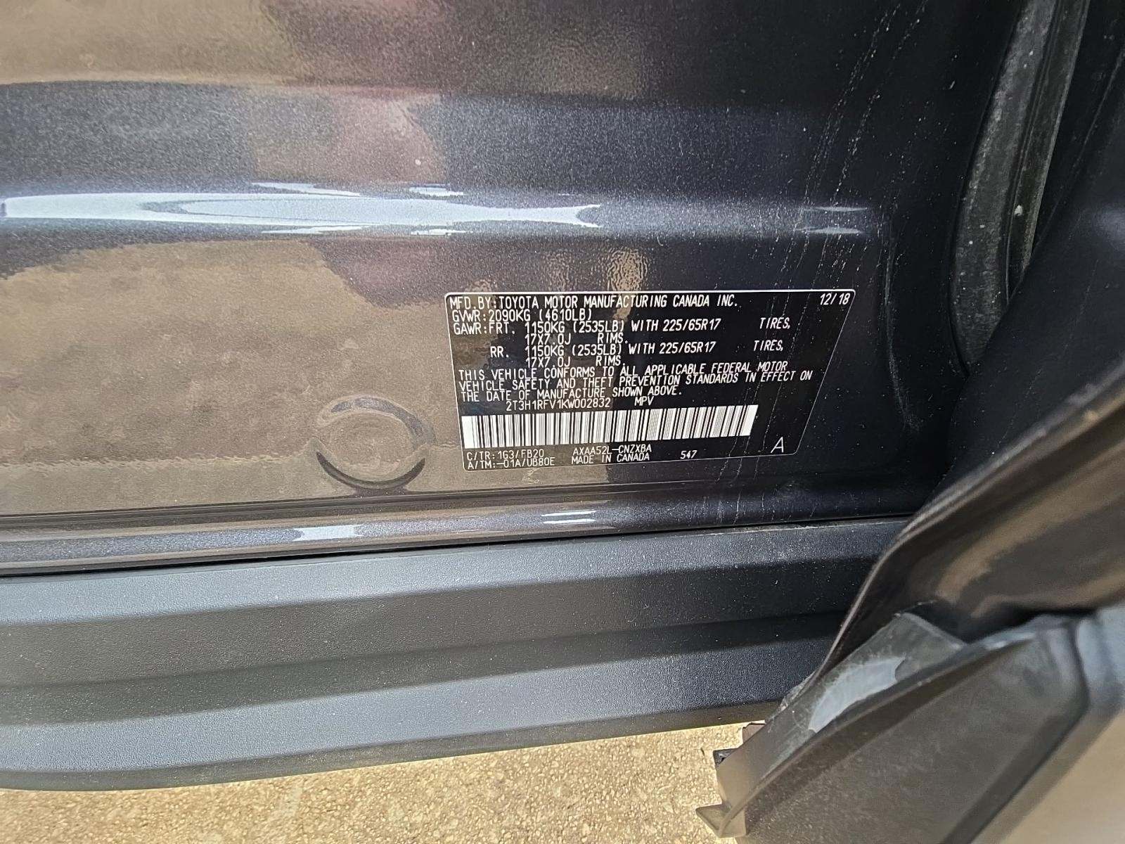 2019 Toyota RAV4 LE FWD