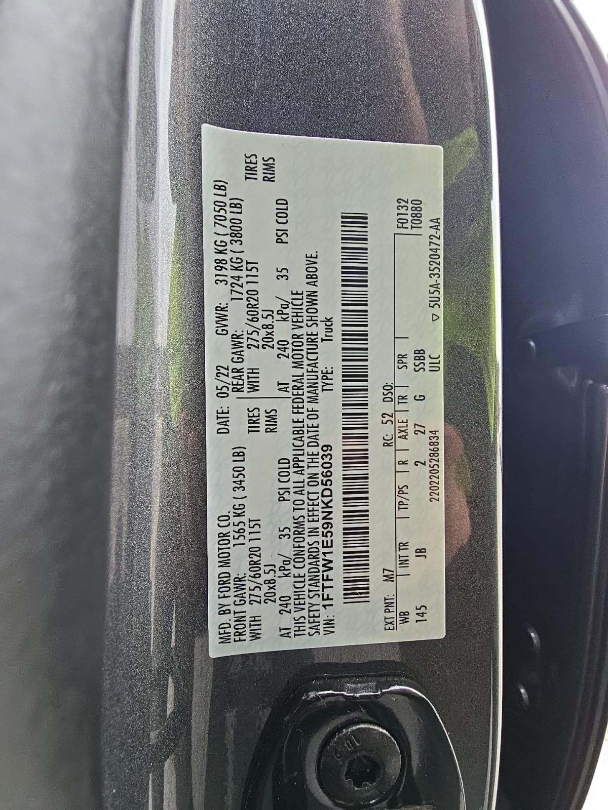 2022 Ford F-150 XL AWD