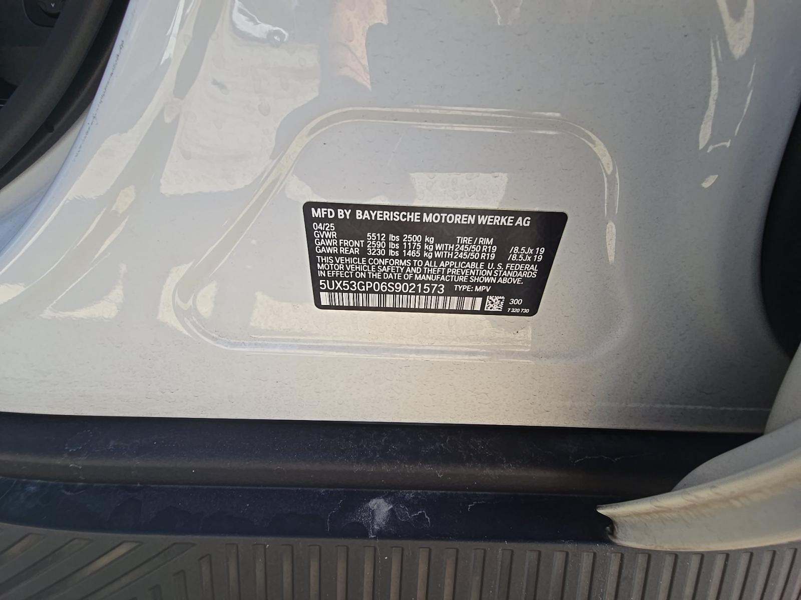 2025 BMW X3 xDrive30i AWD