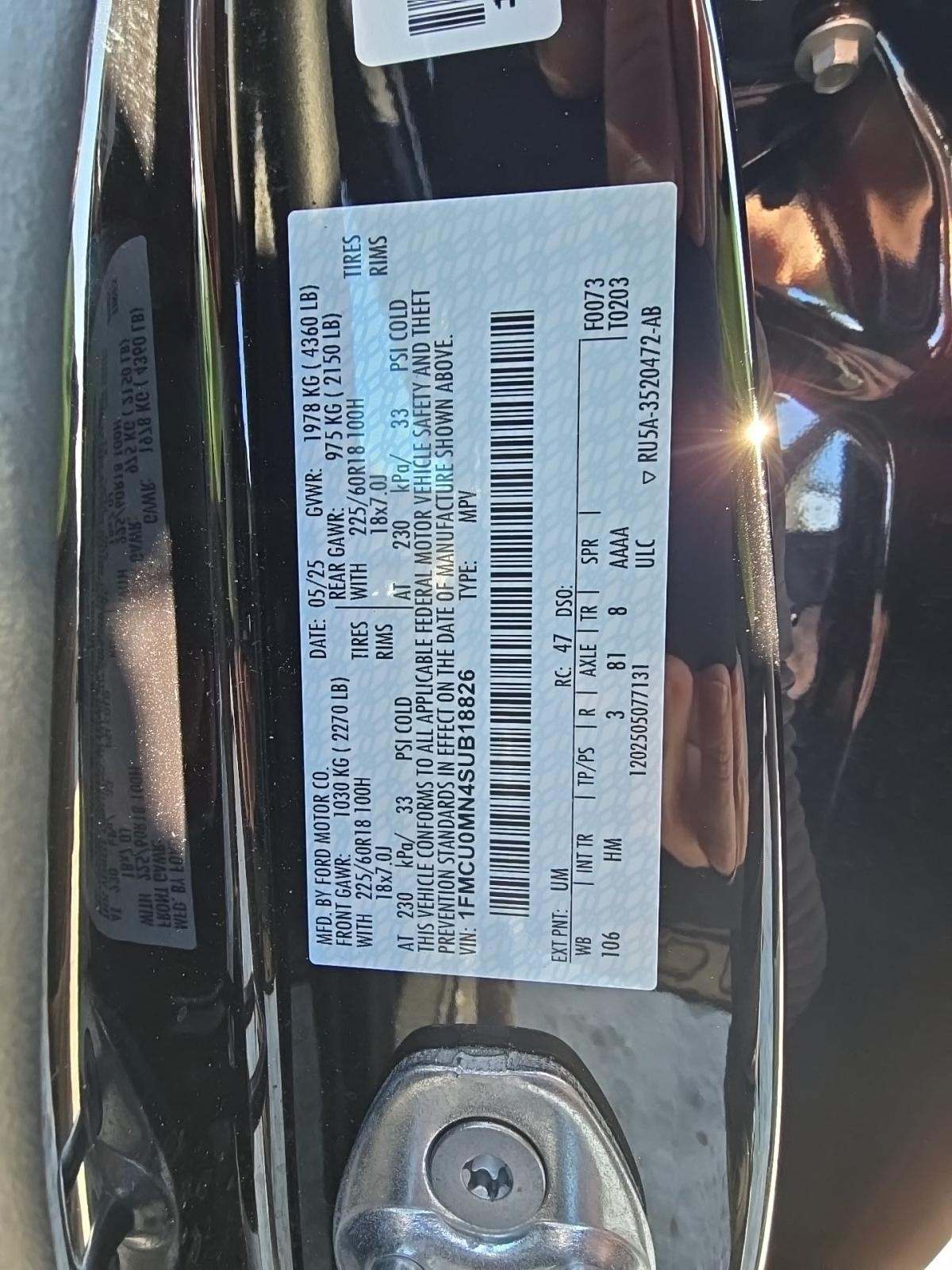 2025 Ford Escape ST-Line FWD