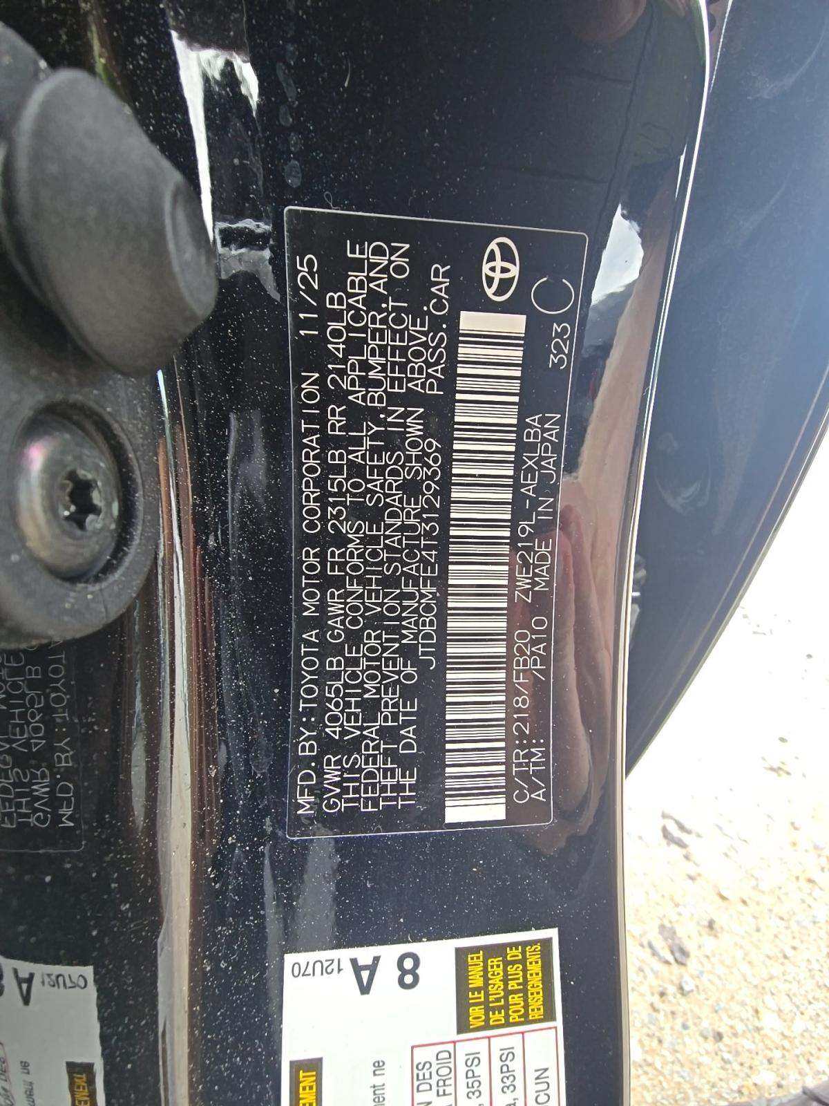 2026 Toyota Corolla Hybrid LE FWD